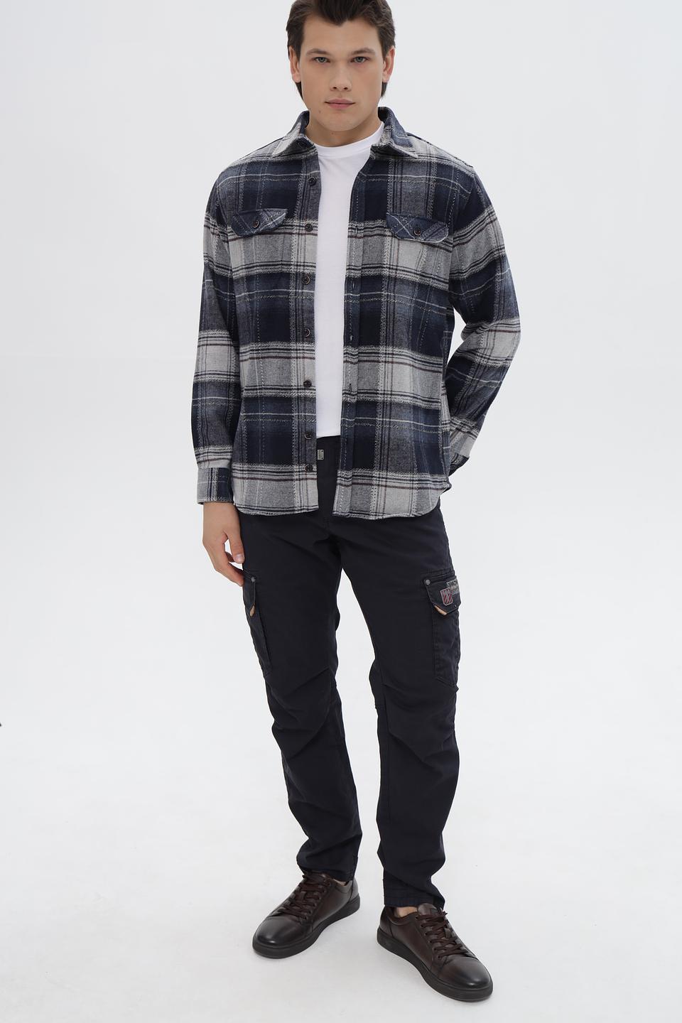 Рубашка-фланель Monte Carlo в клетку