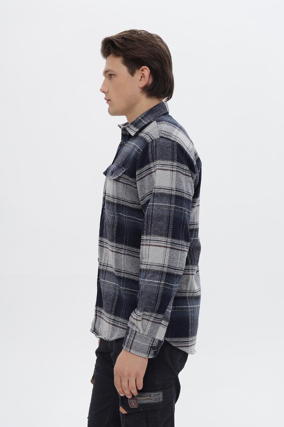 Рубашка-фланель Monte Carlo в клетку