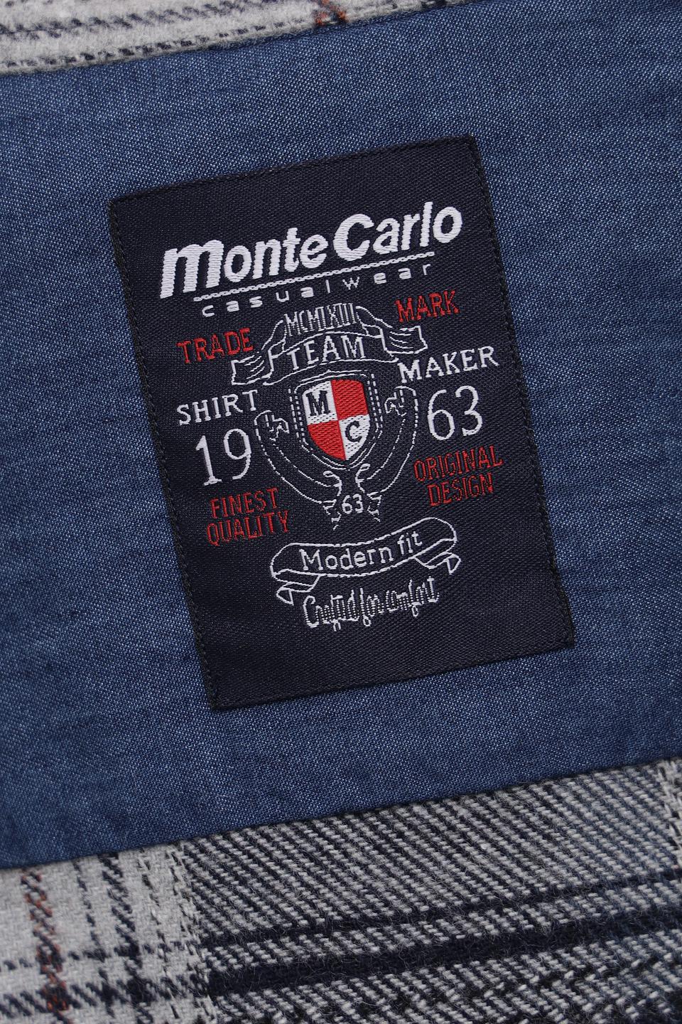 Рубашка-фланель Monte Carlo в клетку