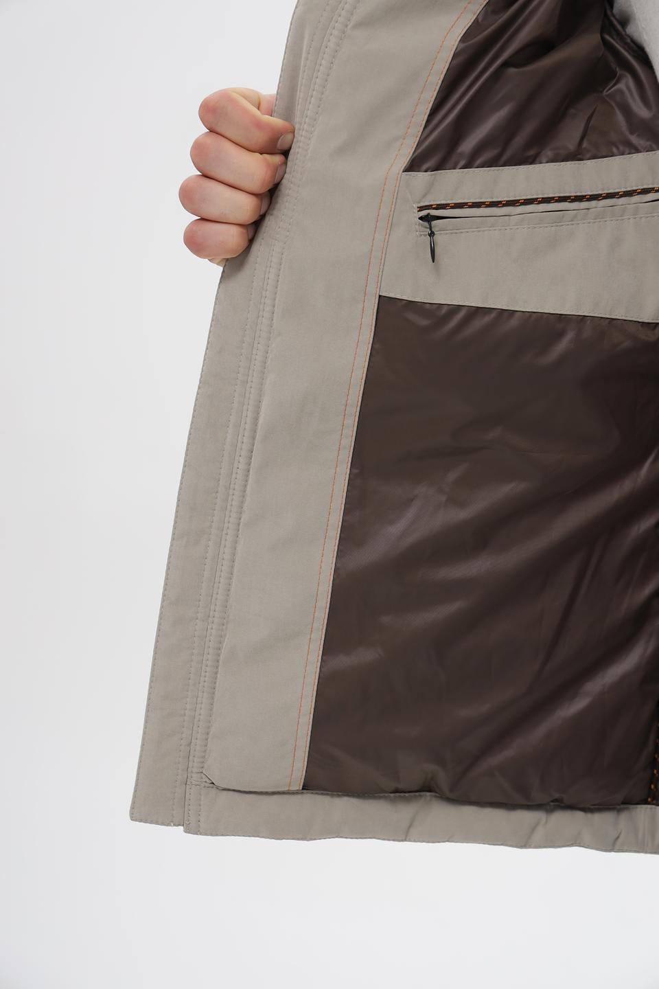 Куртка Gate one степлённая бежевая