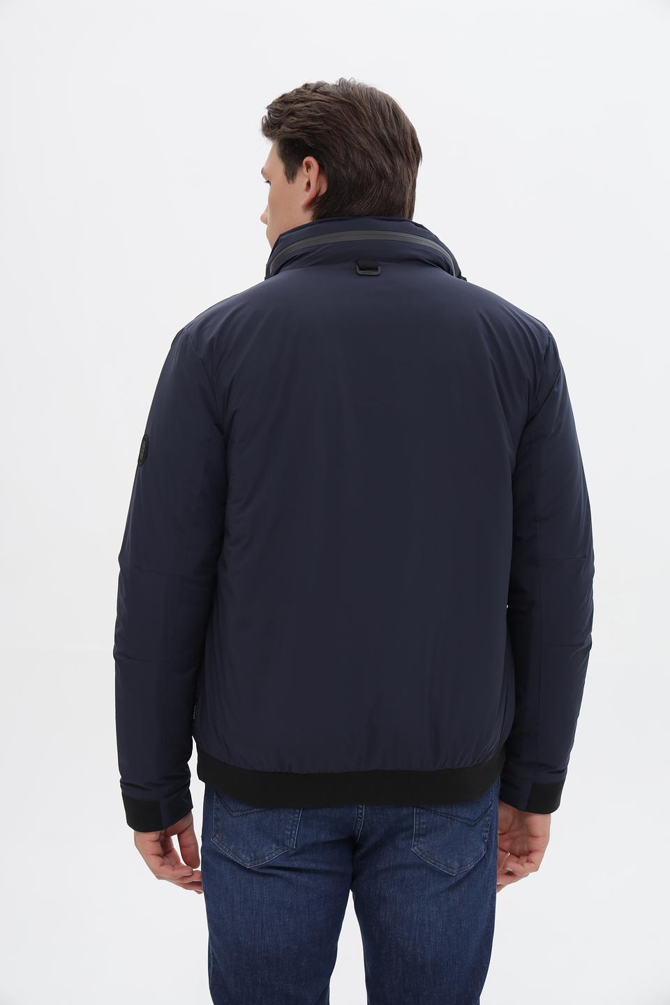 Куртка District стеганая синяя