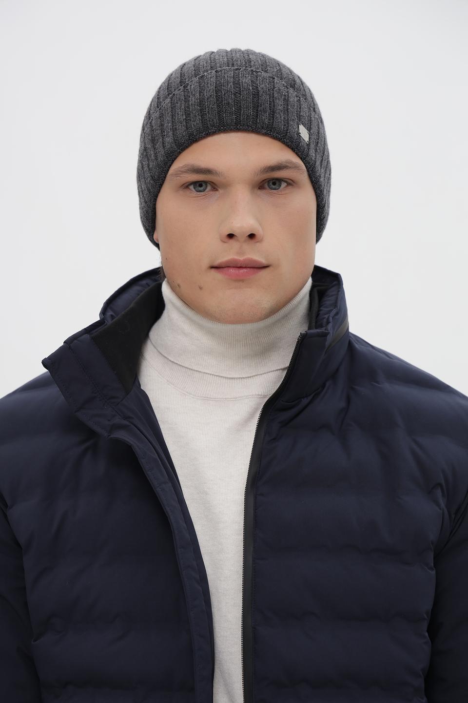 Шапка Marhatter мужская серая