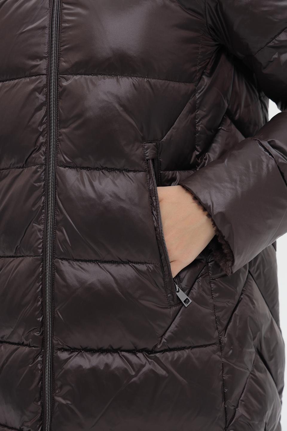 Пальто Milestone с мехом