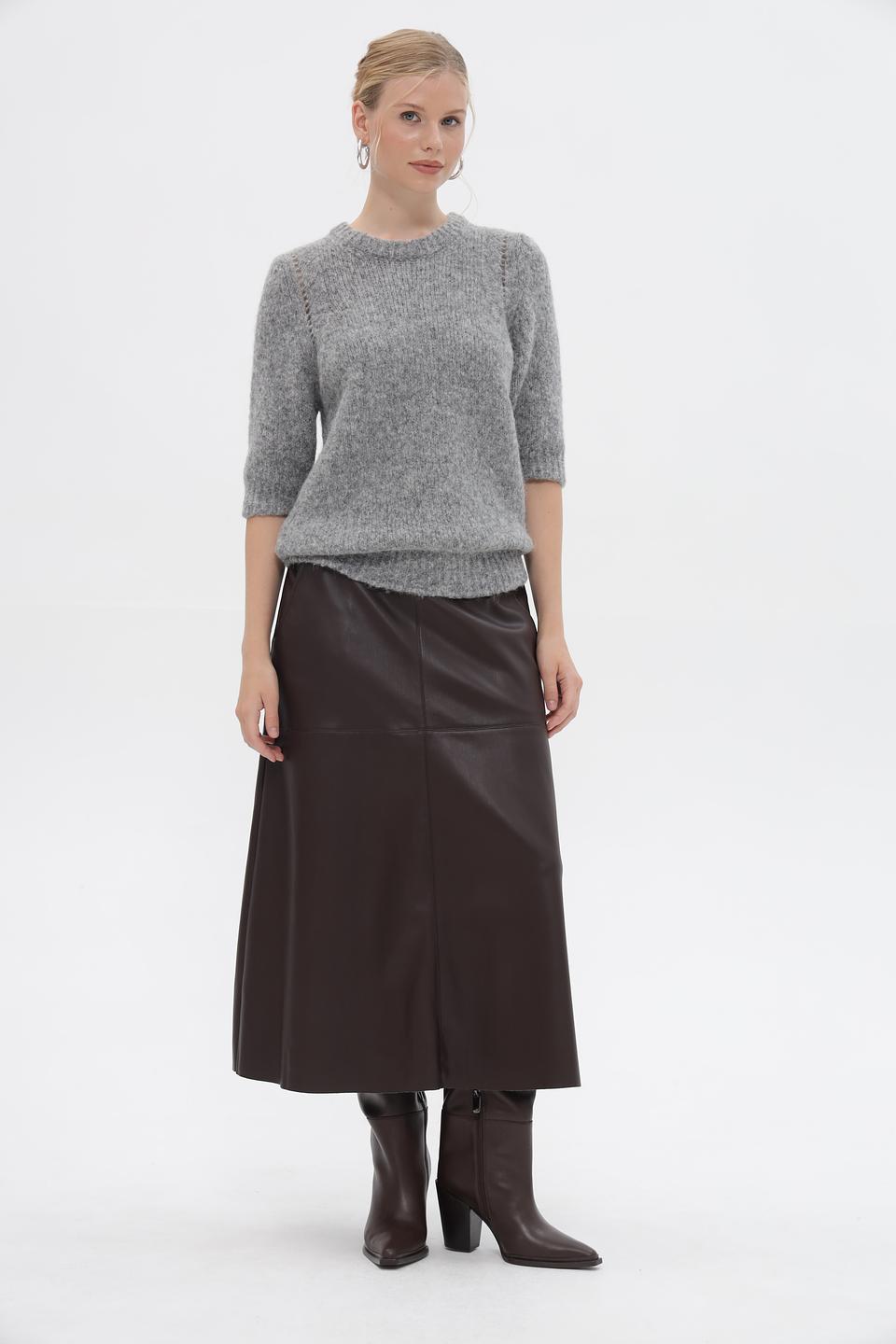 Пуловер Rich and Royal серый