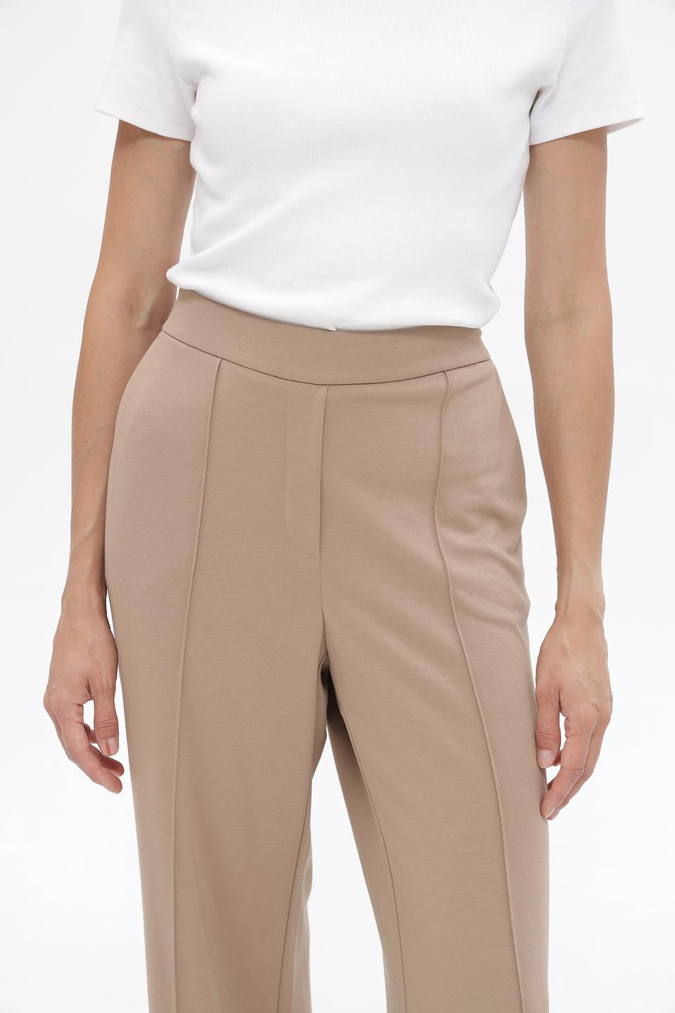 Брюки Lecomte клёш бежевые