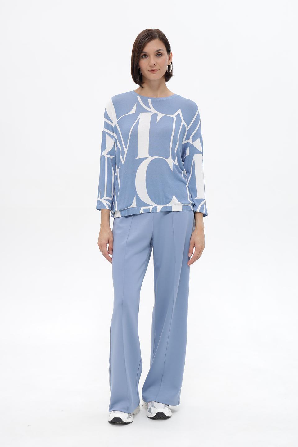 Пуловер Lecomte с принтом