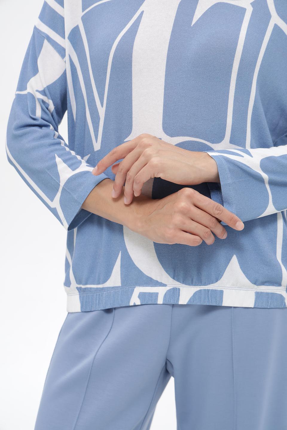 Пуловер Lecomte с принтом