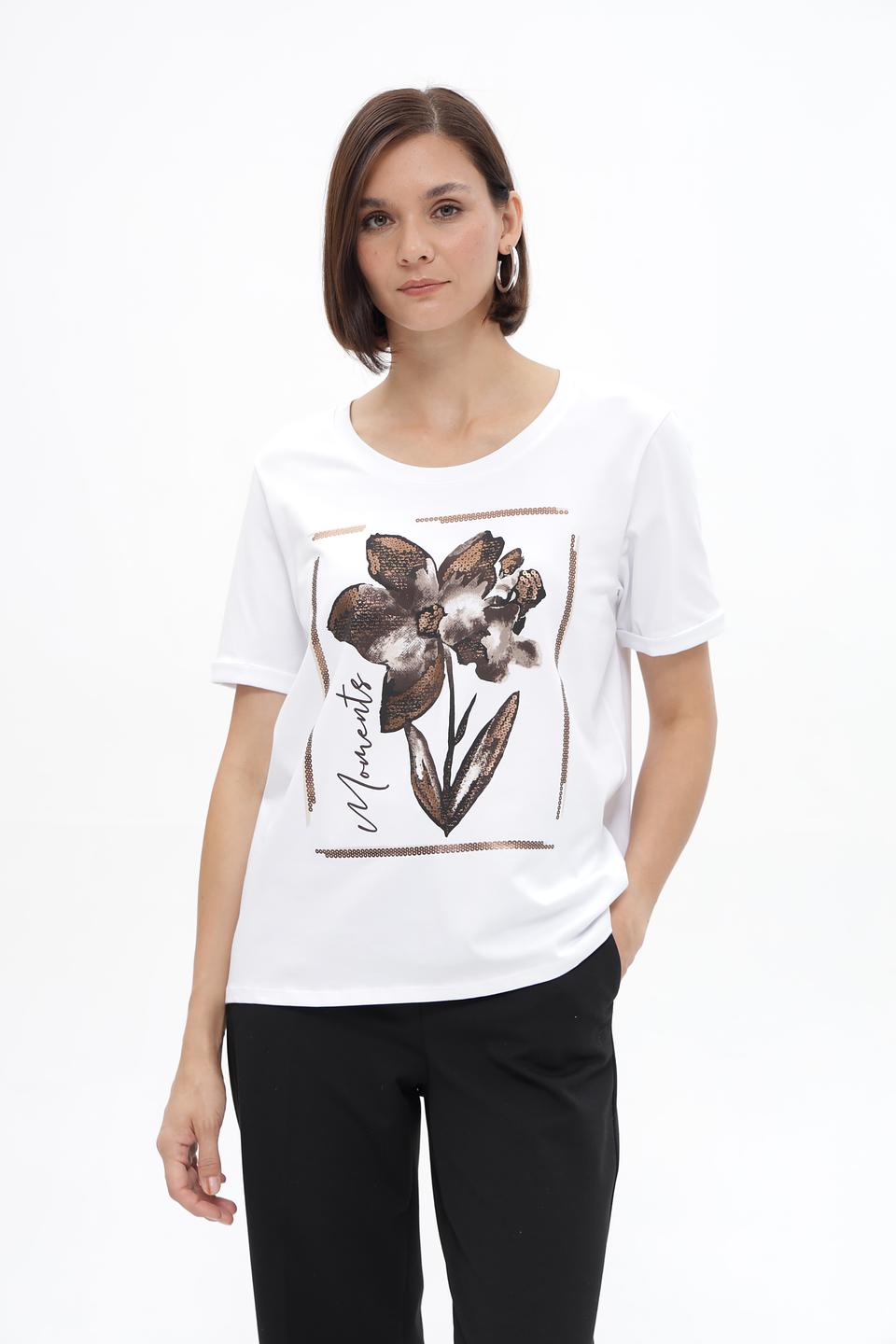 Футболка Betty Barclay с орхидеей