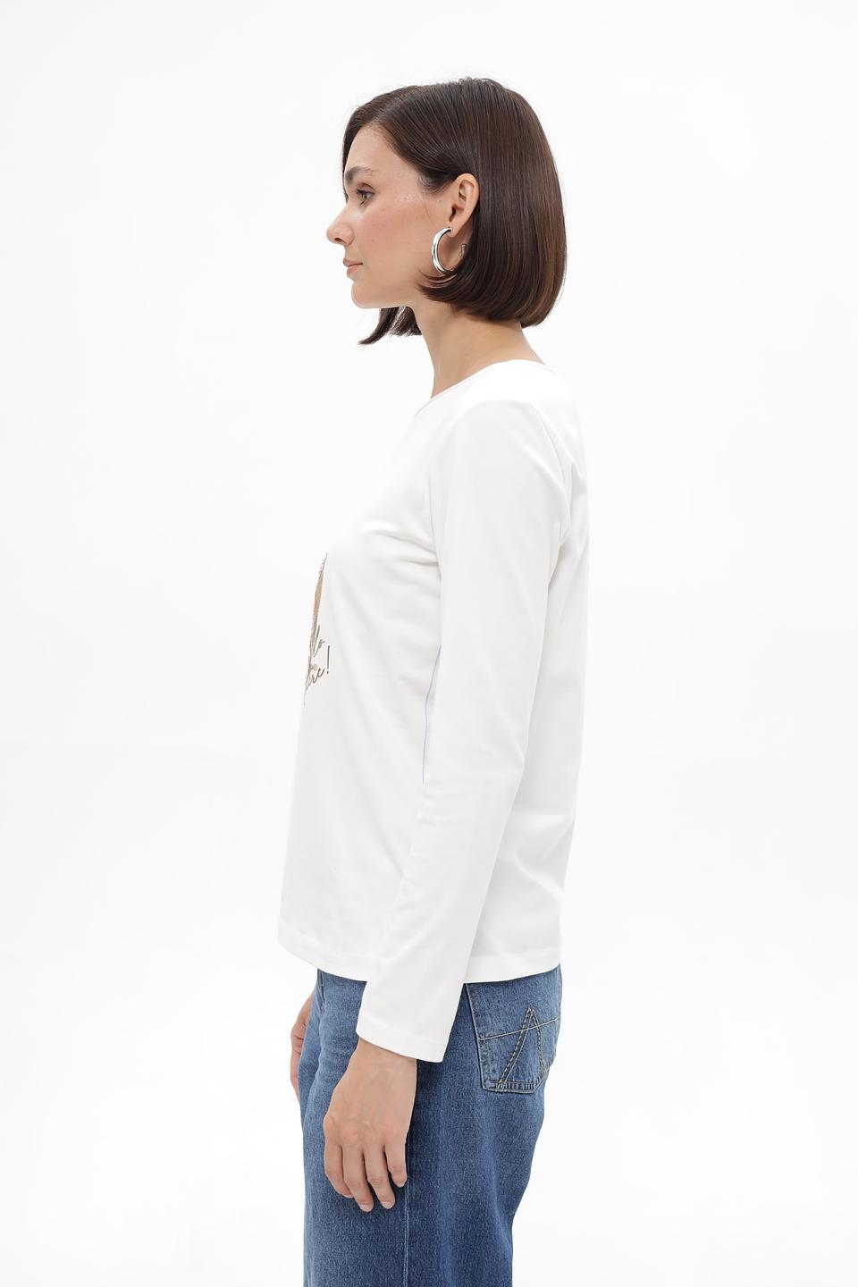 Лонгслив Bianca с принтом