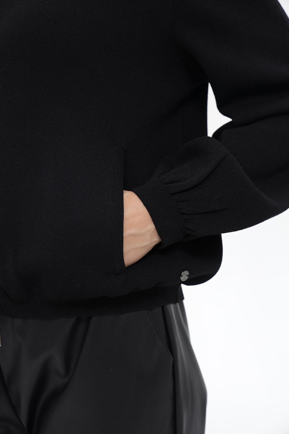 Жакет Monari черный с молнией