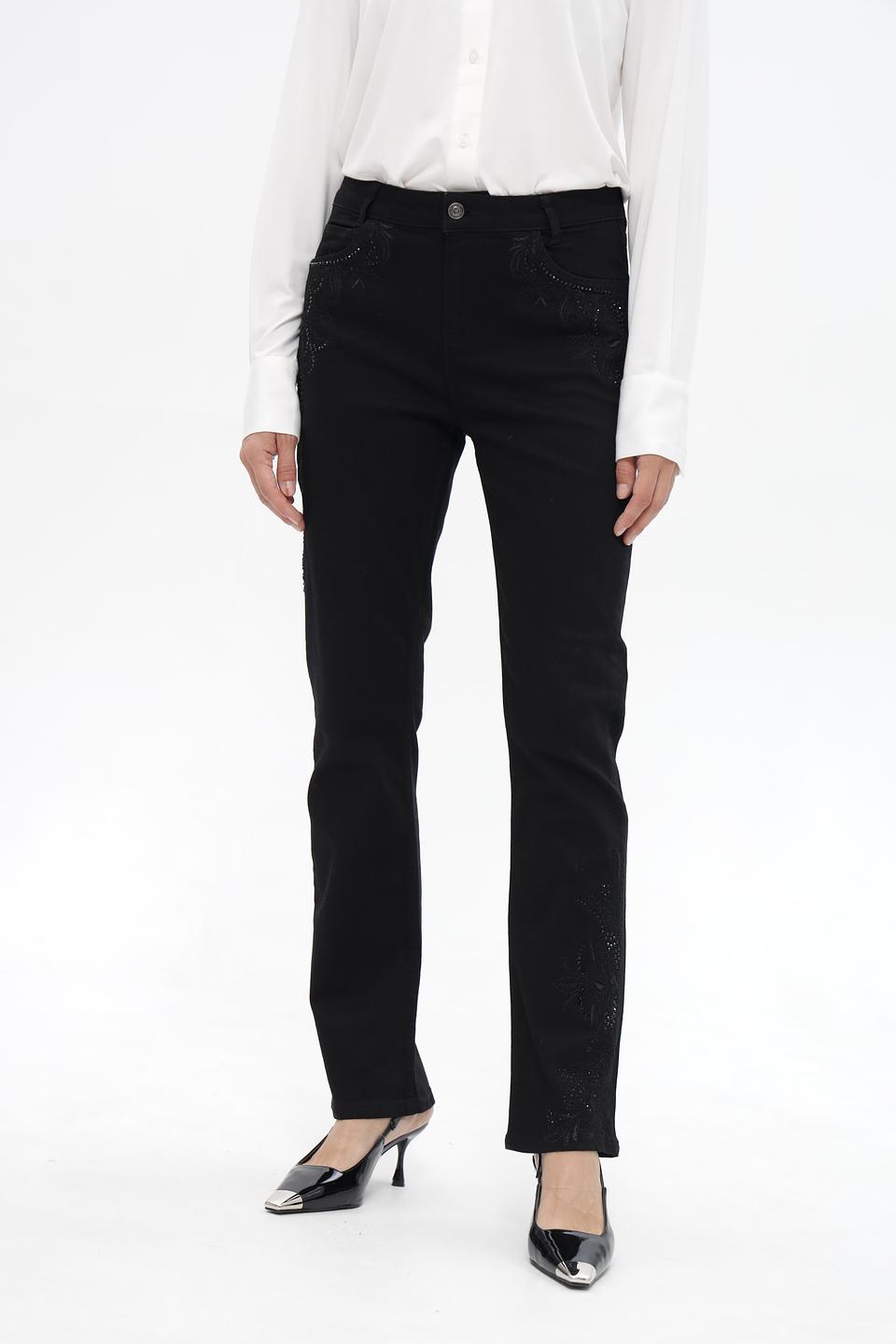 Джинсы Monari с вышивкой