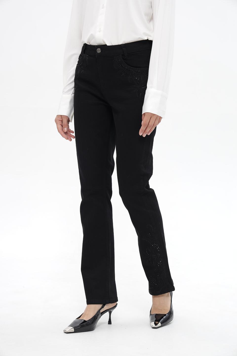 Джинсы Monari с вышивкой
