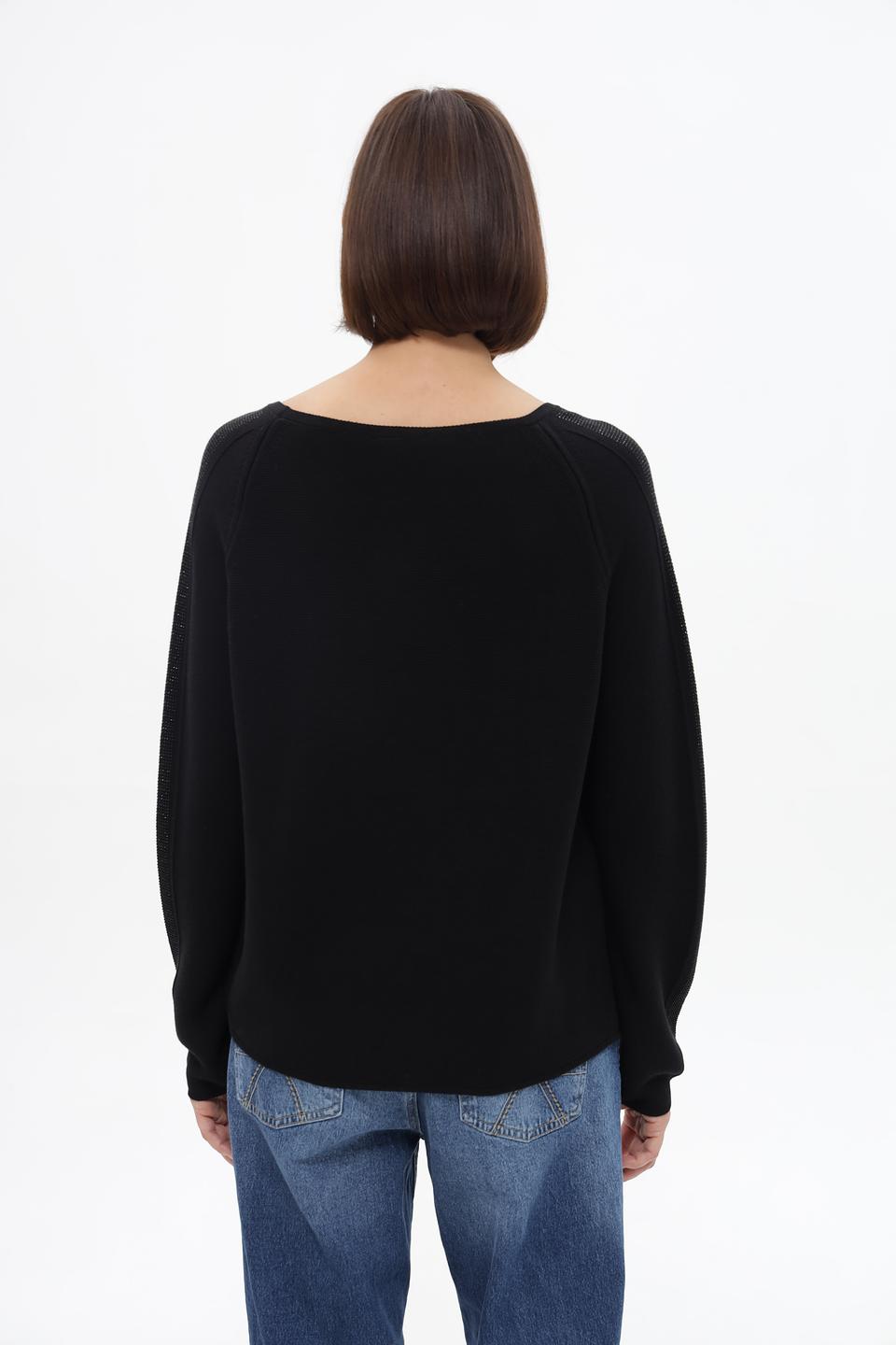 Пуловер Monari с рукавами-сеткой