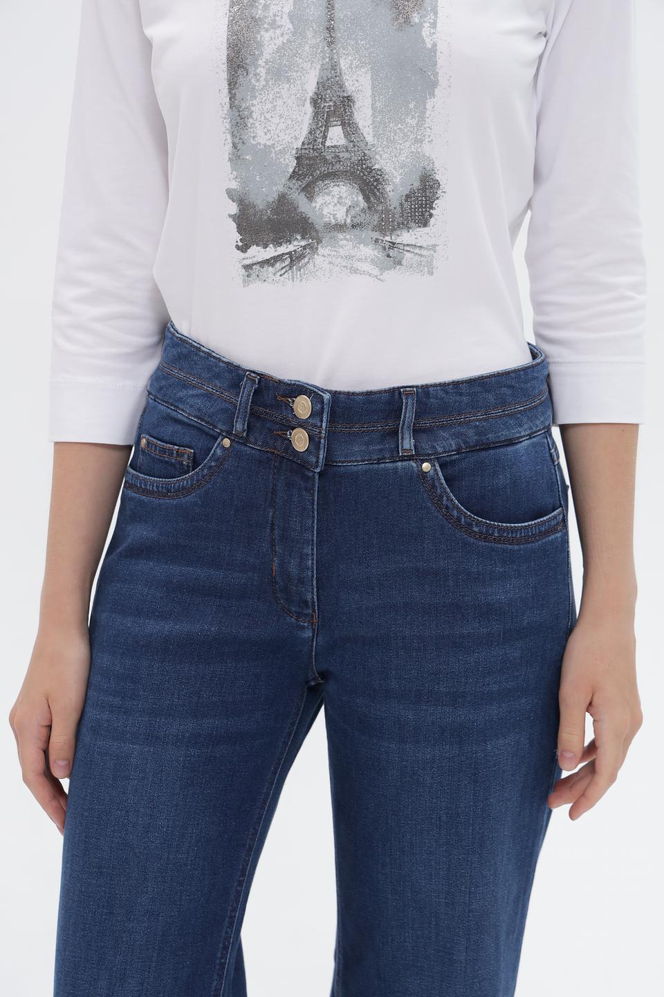 Джинсы клеш ZRS синие