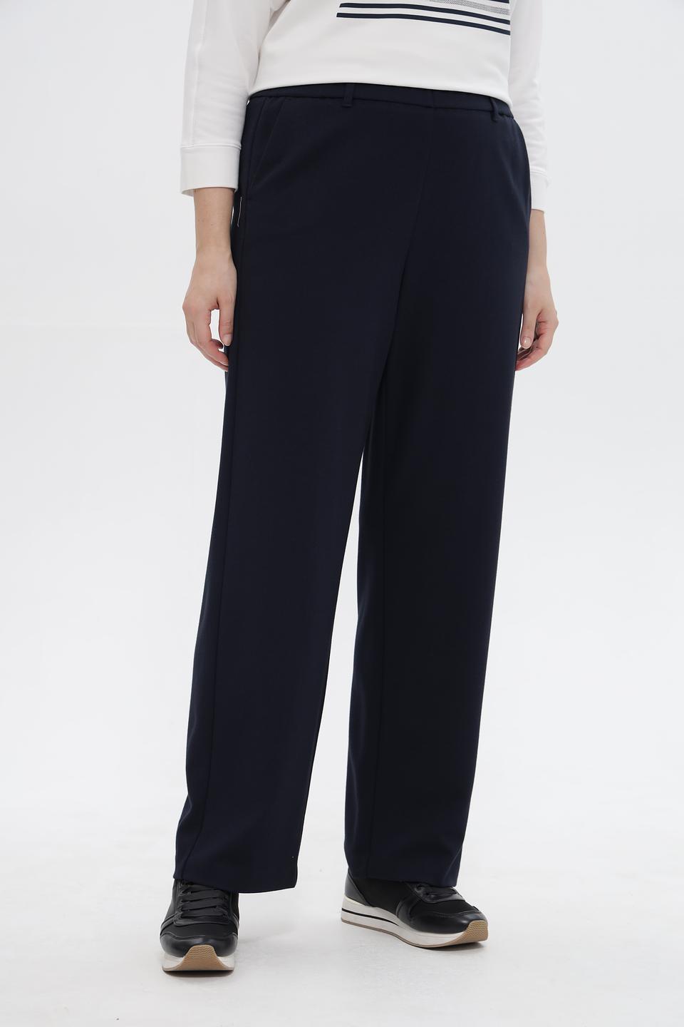 Брюки Frank Walder прямые темно-синие