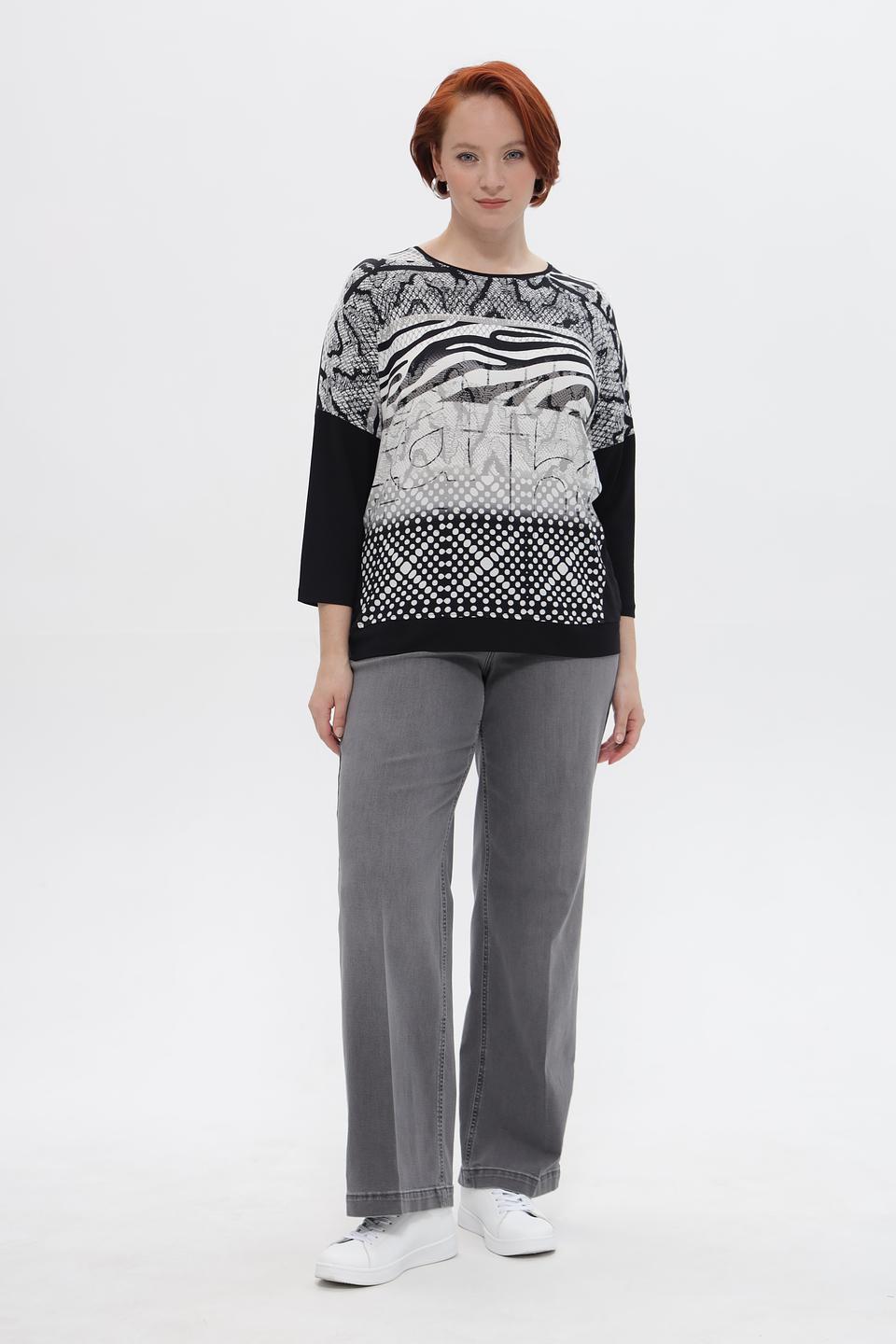 Джинсы Gardeur серые прямые