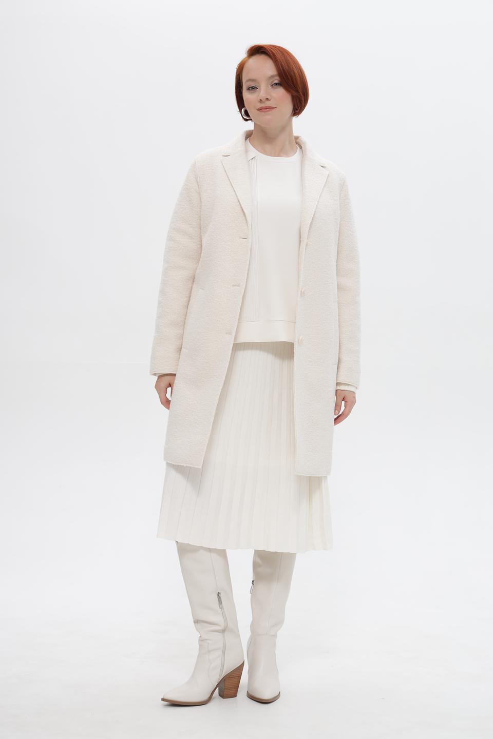 Юбка Passioni плиссированная молочная