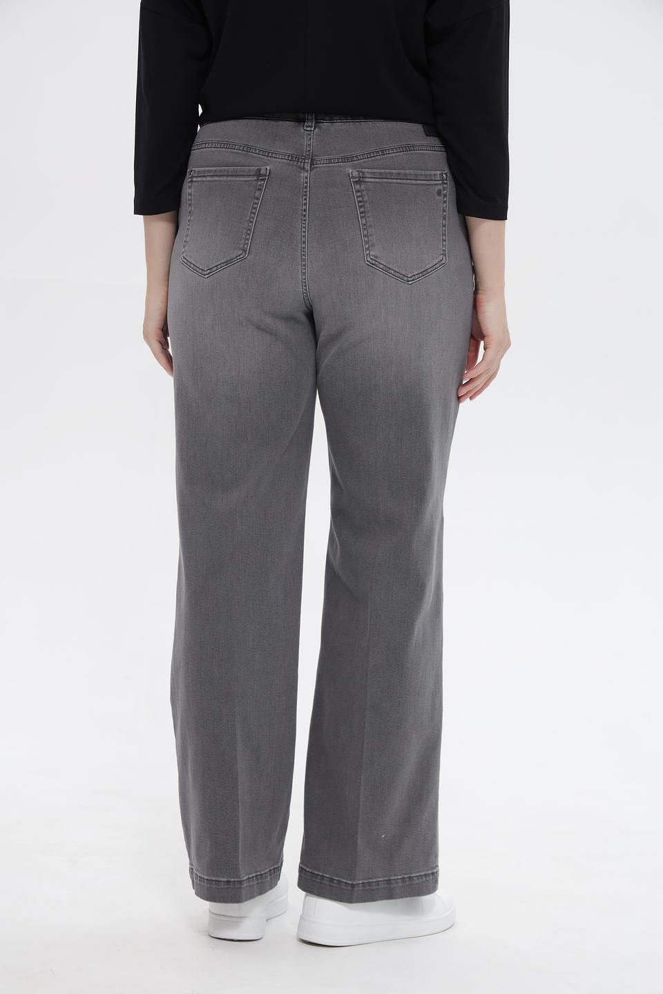 Джинсы Gardeur серые прямые