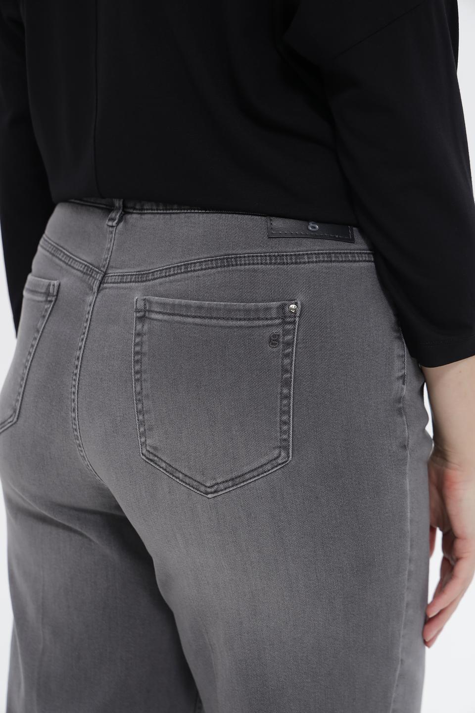 Джинсы Gardeur серые прямые