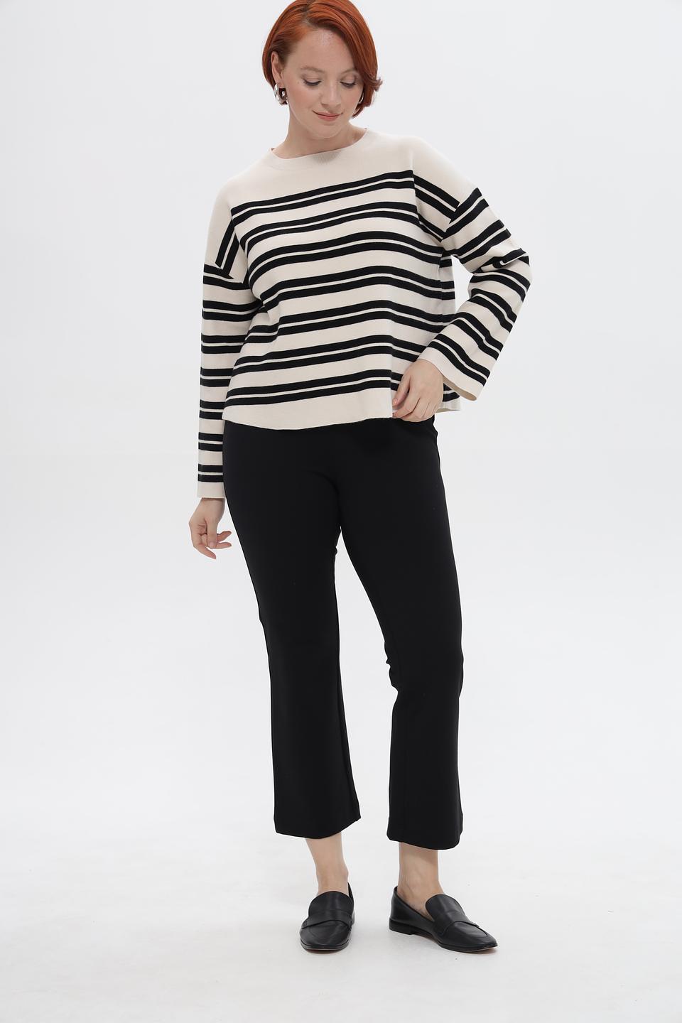 Брюки клёш Relaxed by Toni чёрные