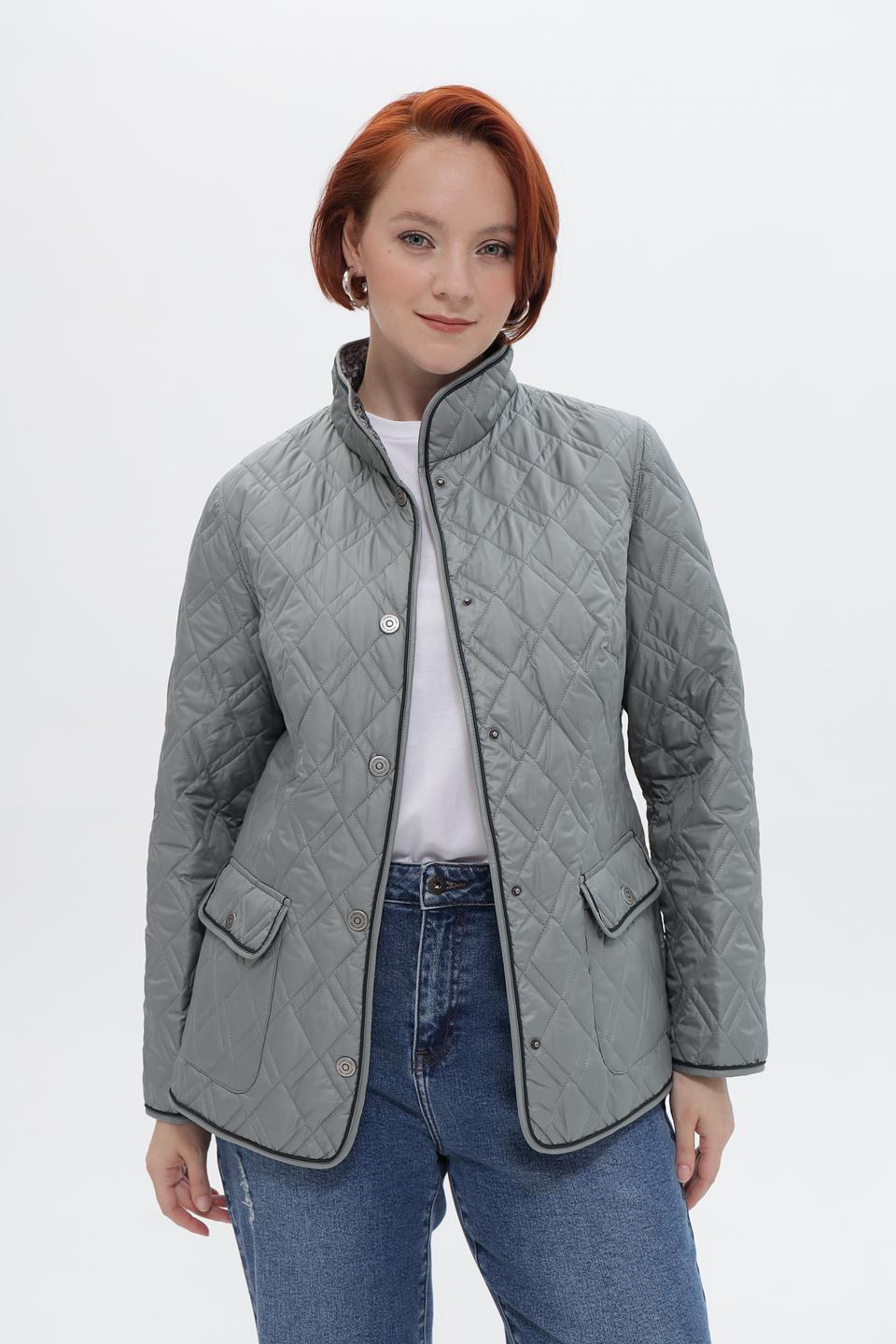 Куртка стеганая Lebek серая