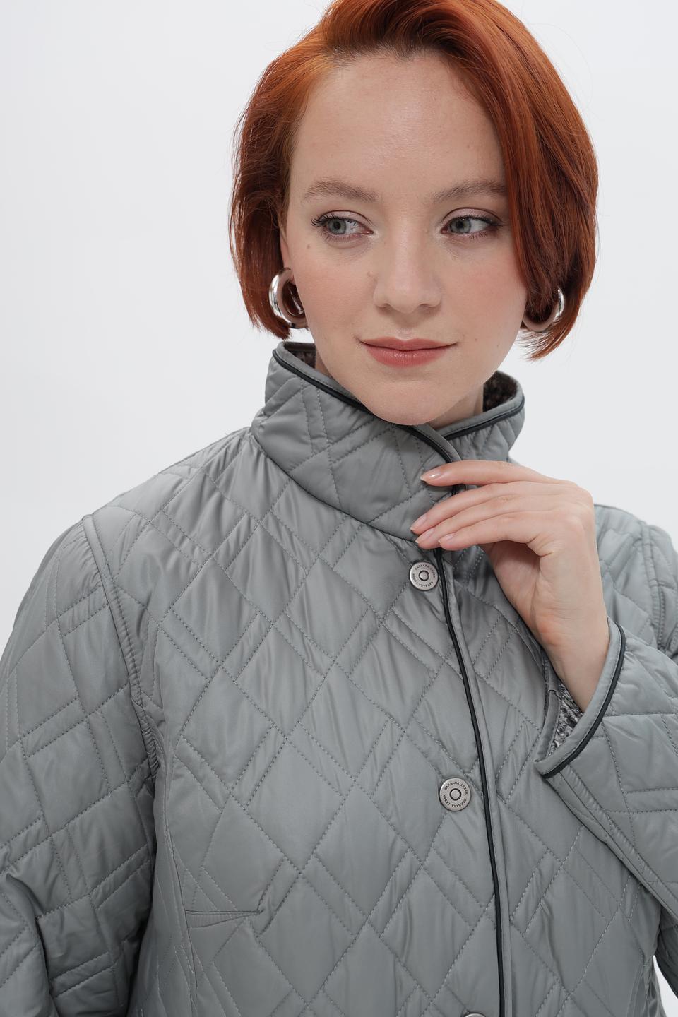 Куртка стеганая Lebek серая