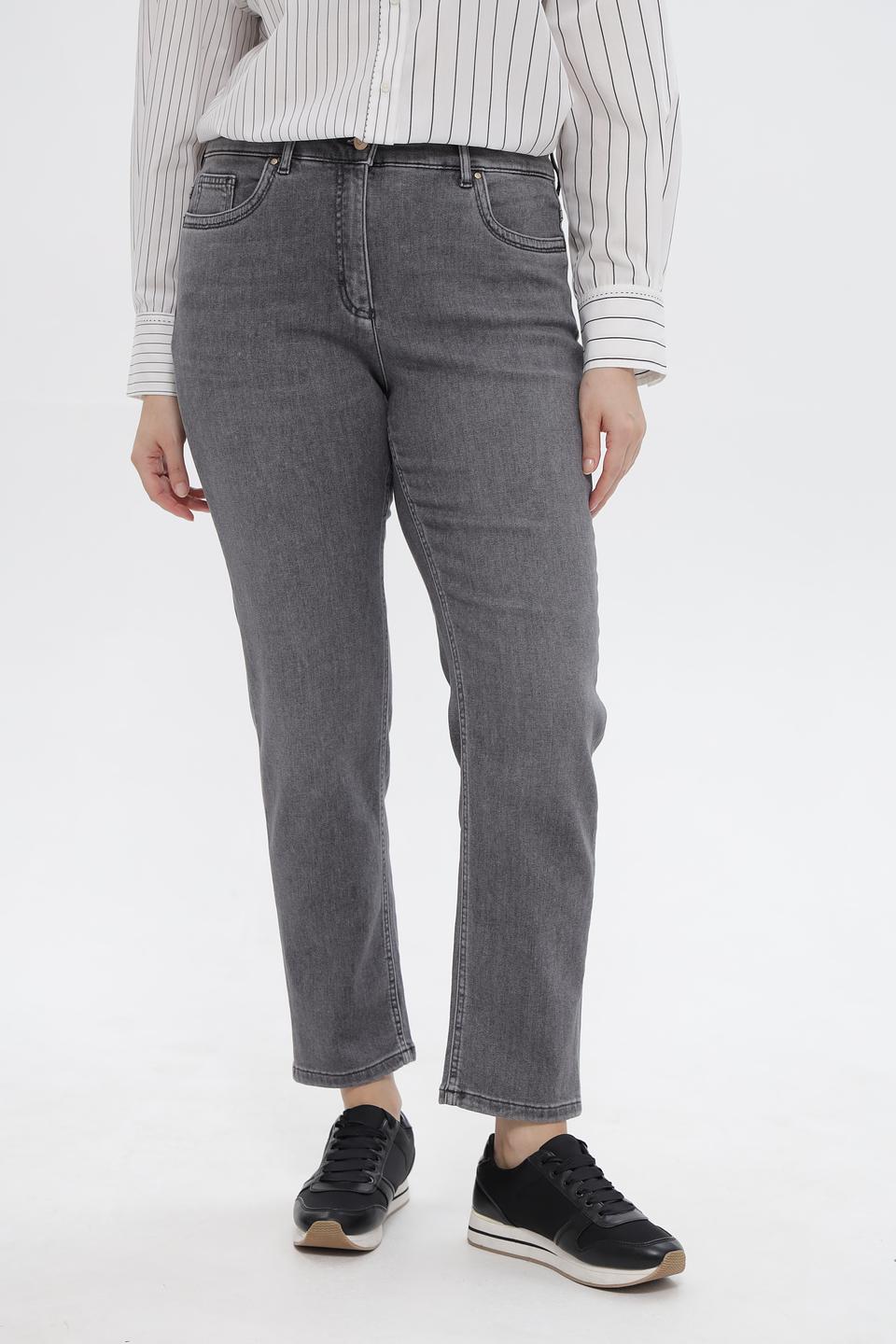 Джинсы ZRS прямые серые