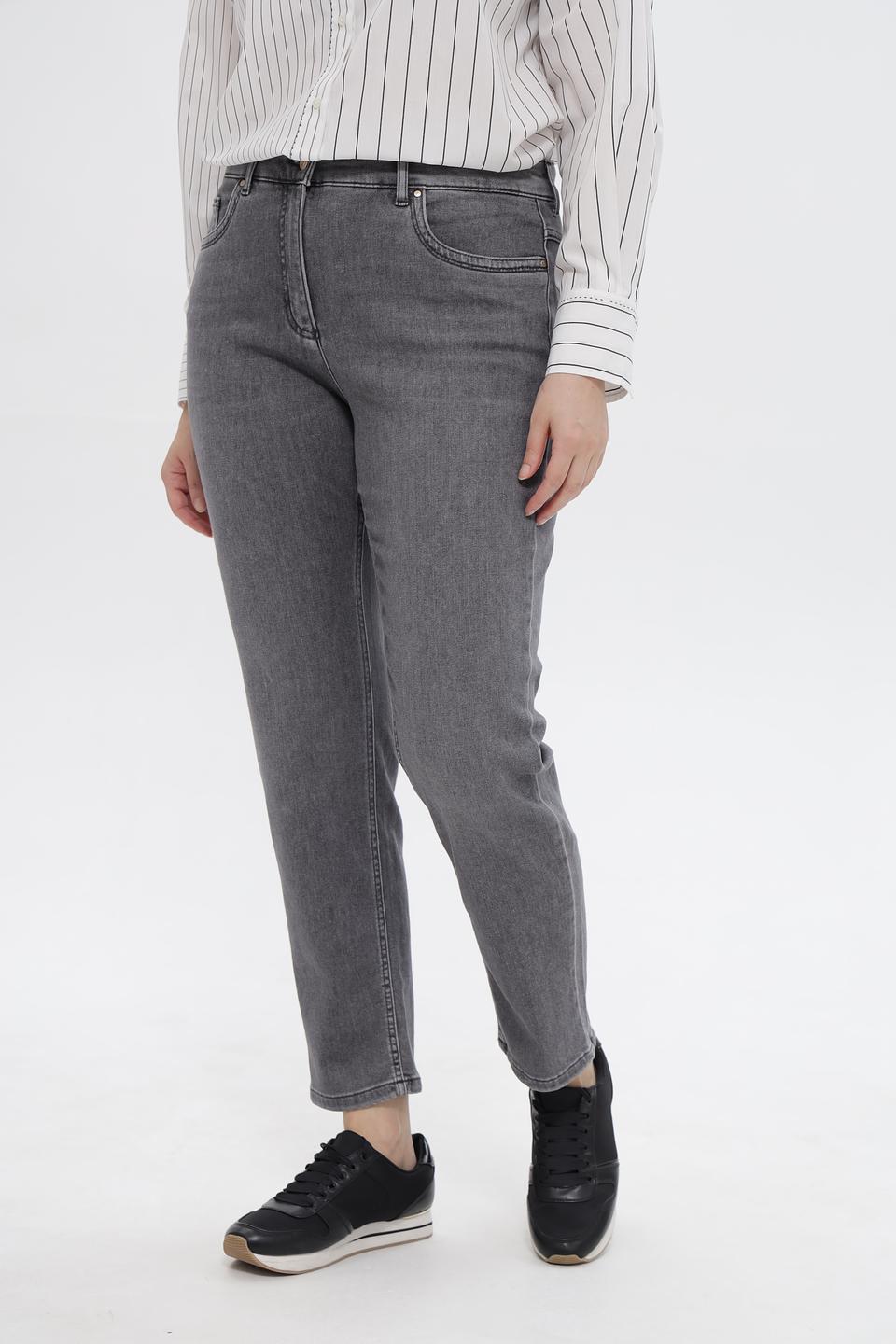 Джинсы ZRS прямые серые