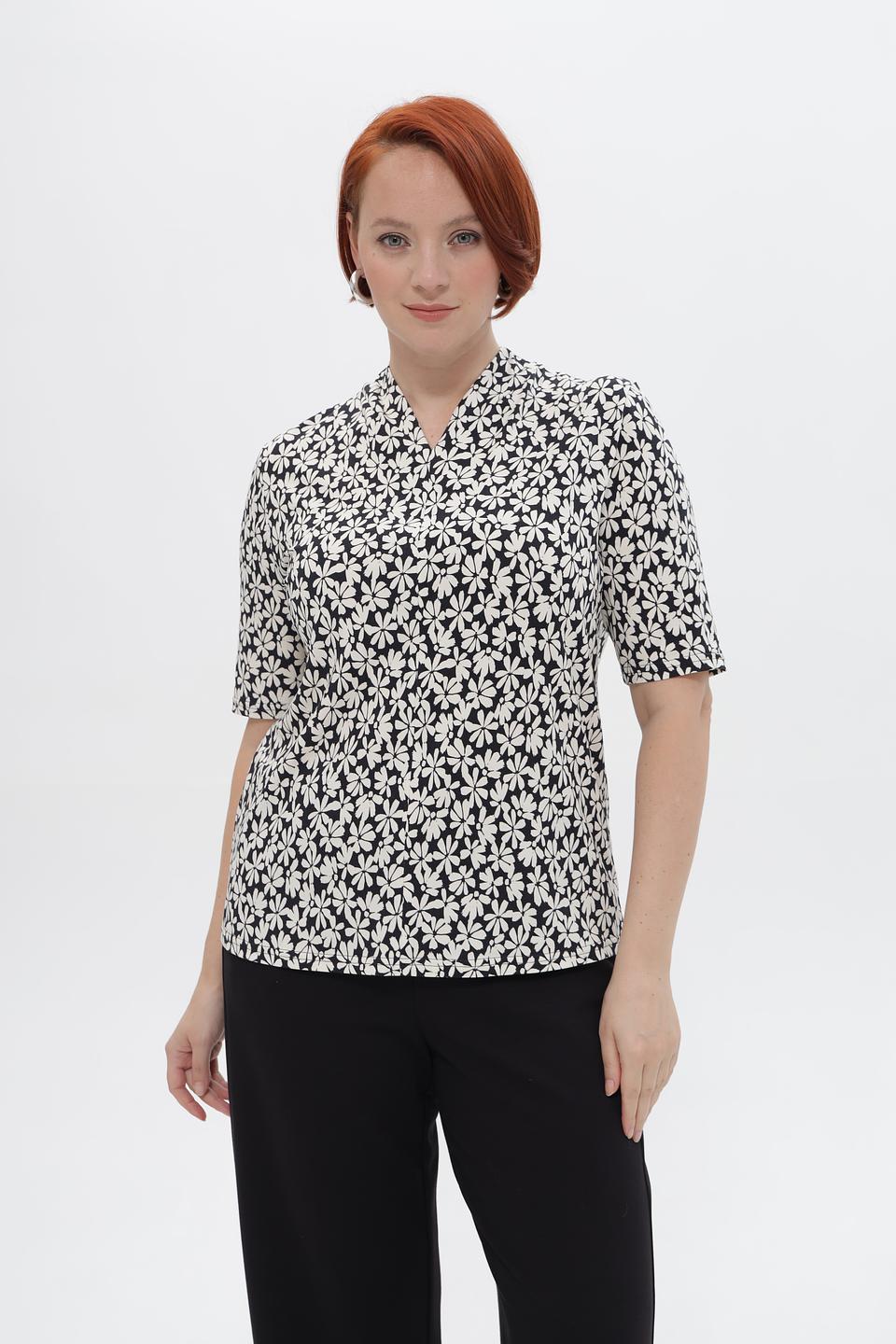 Блуза Frank Walder с цветочным принтом