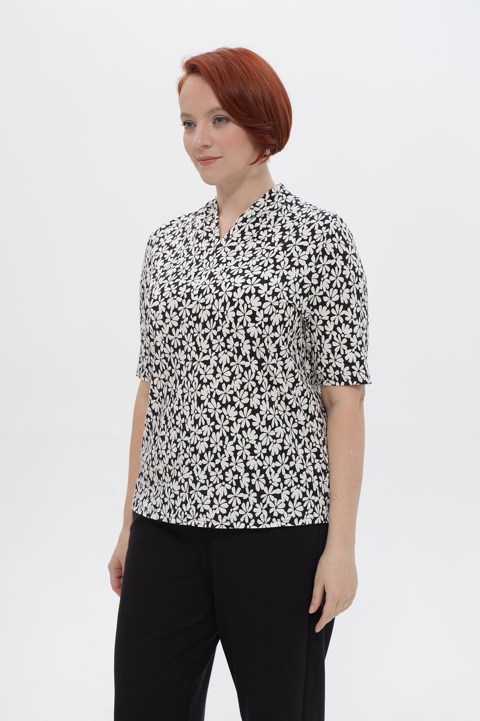 Блуза Frank Walder с цветочным принтом