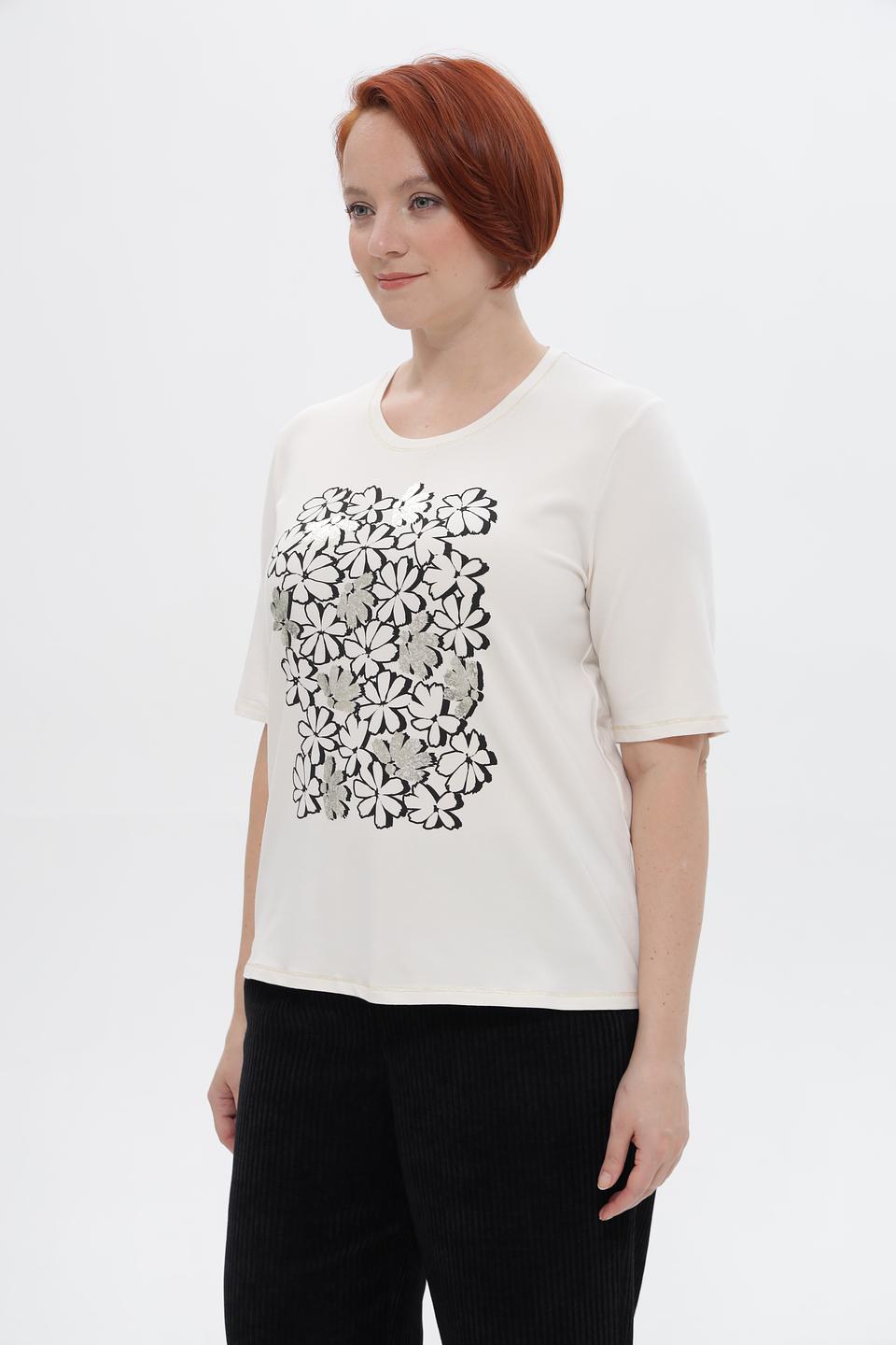 Футболка Frank Walder с цветочным принтом