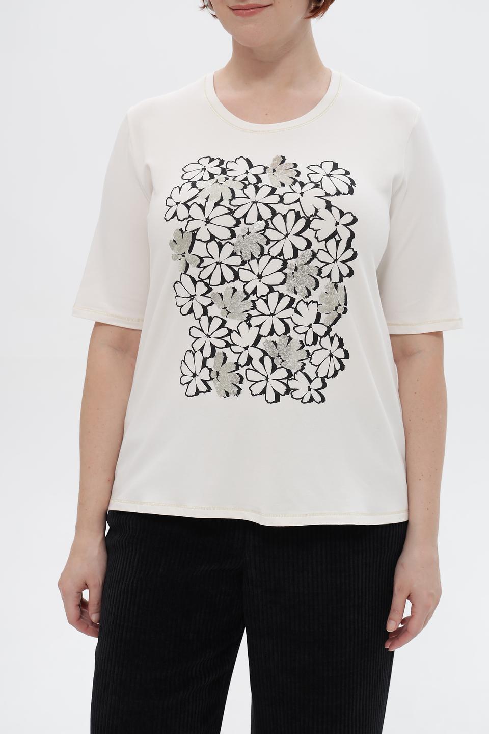 Футболка Frank Walder с цветочным принтом