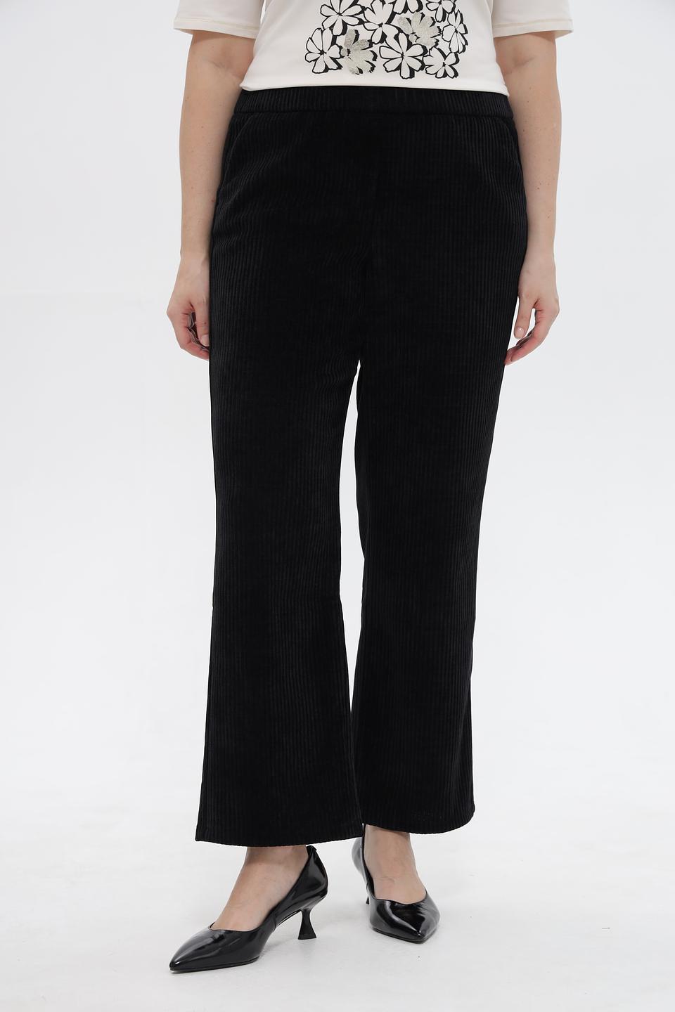 Брюки Frank Walder черные вельветовые