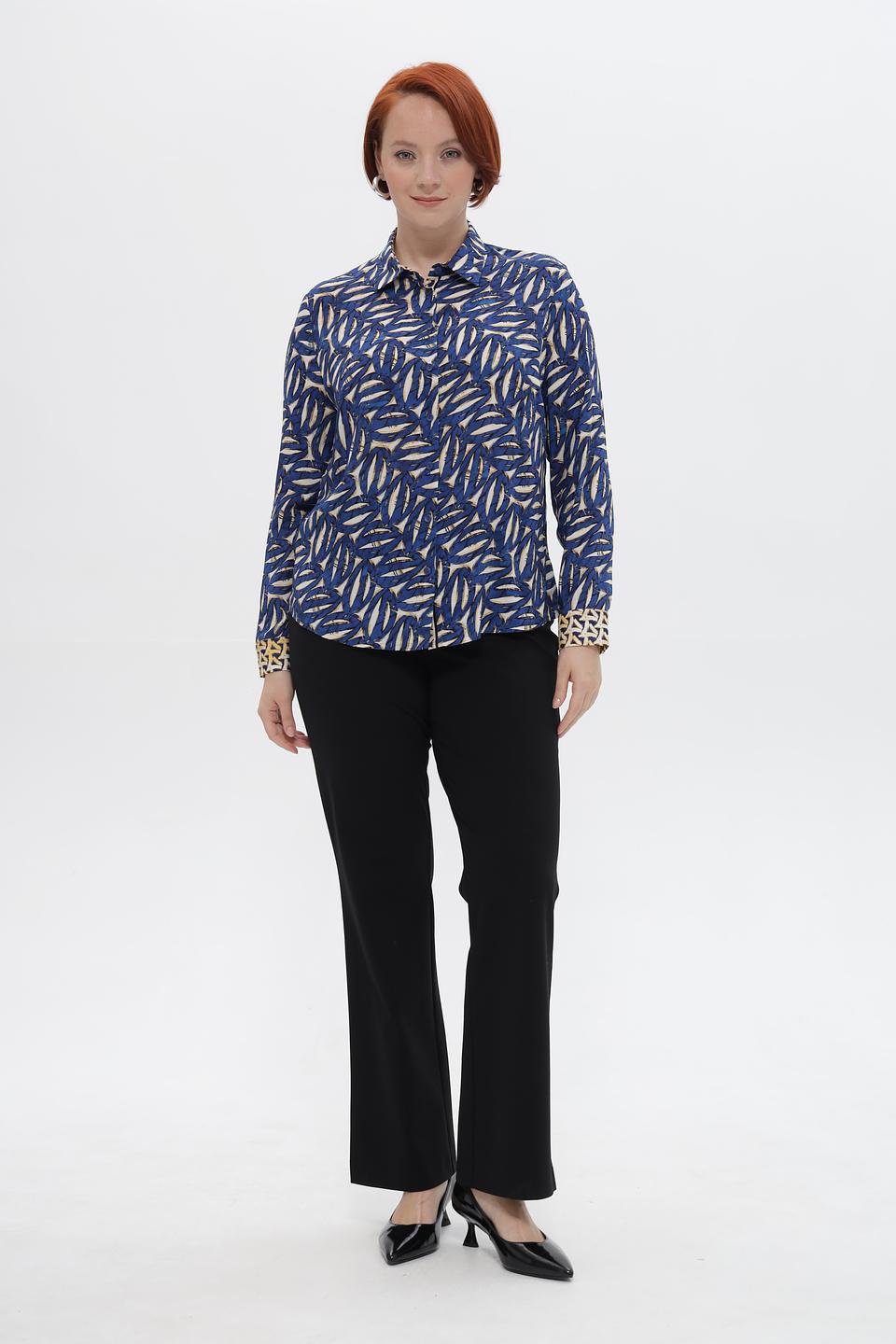 Блузка Sommer mann с принтом