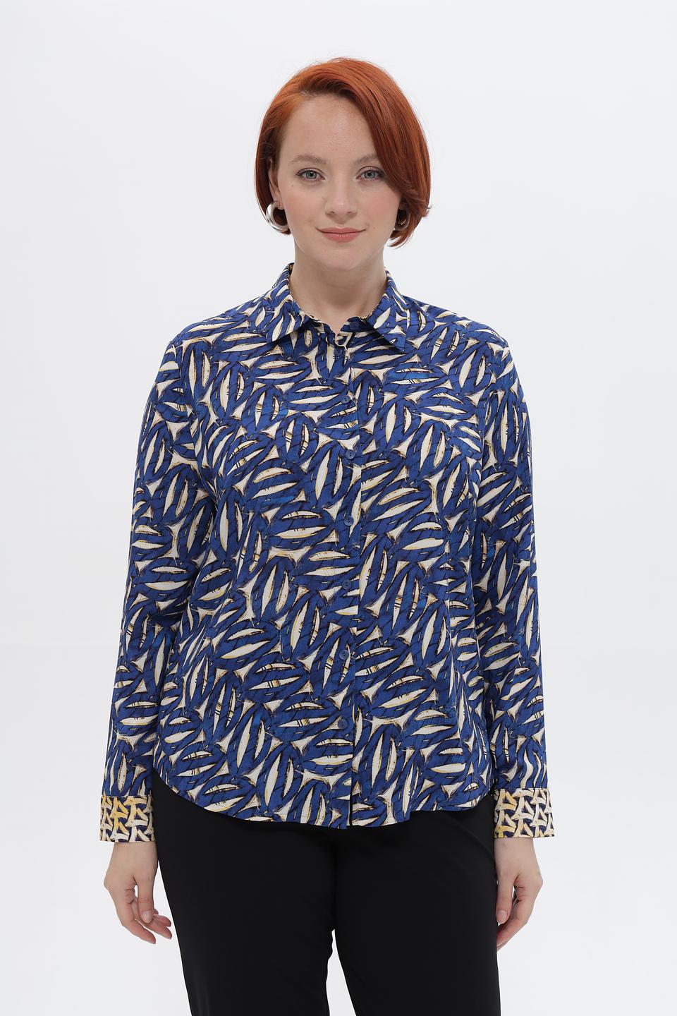 Блузка Sommer mann с принтом