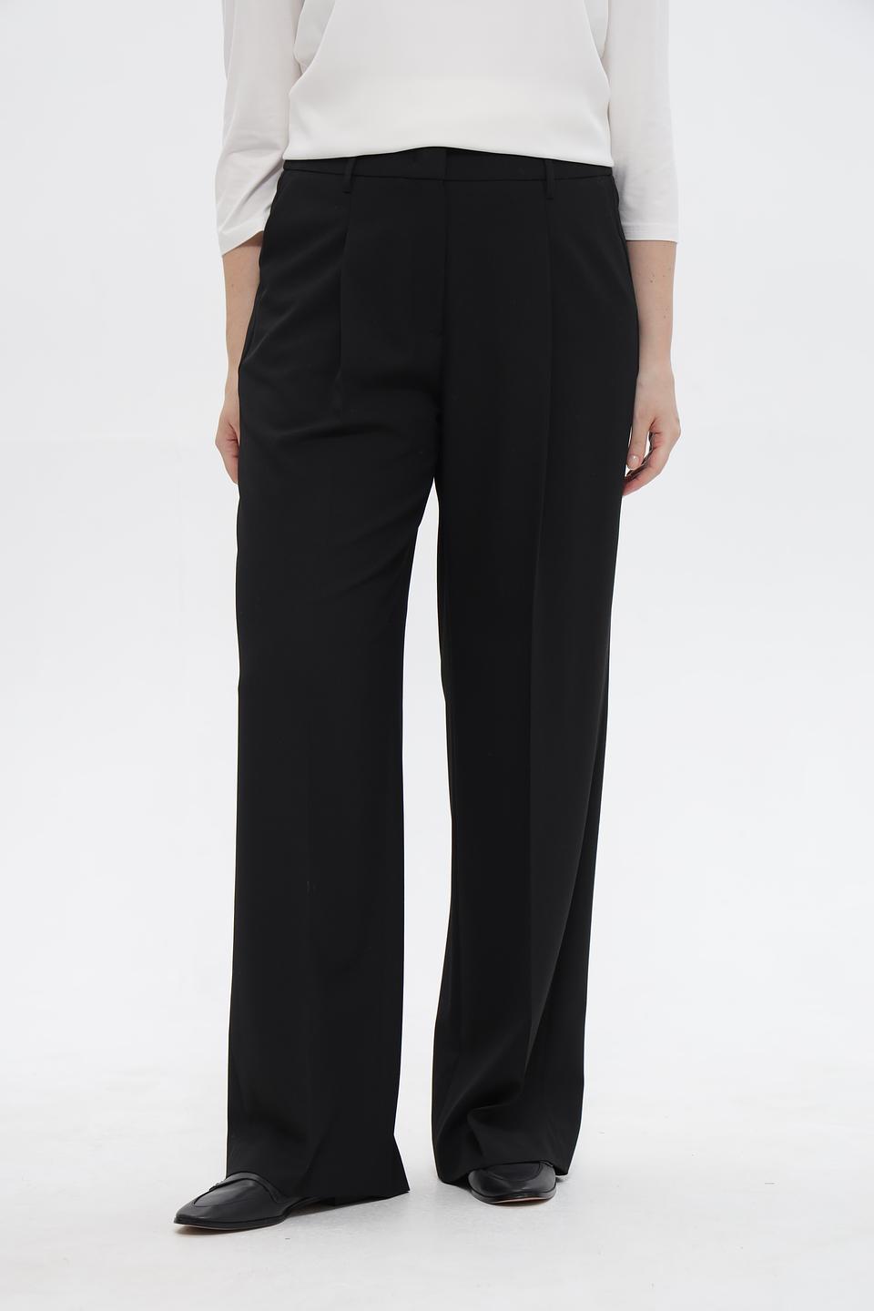 Брюки клёш Luisa Cerano чёрные