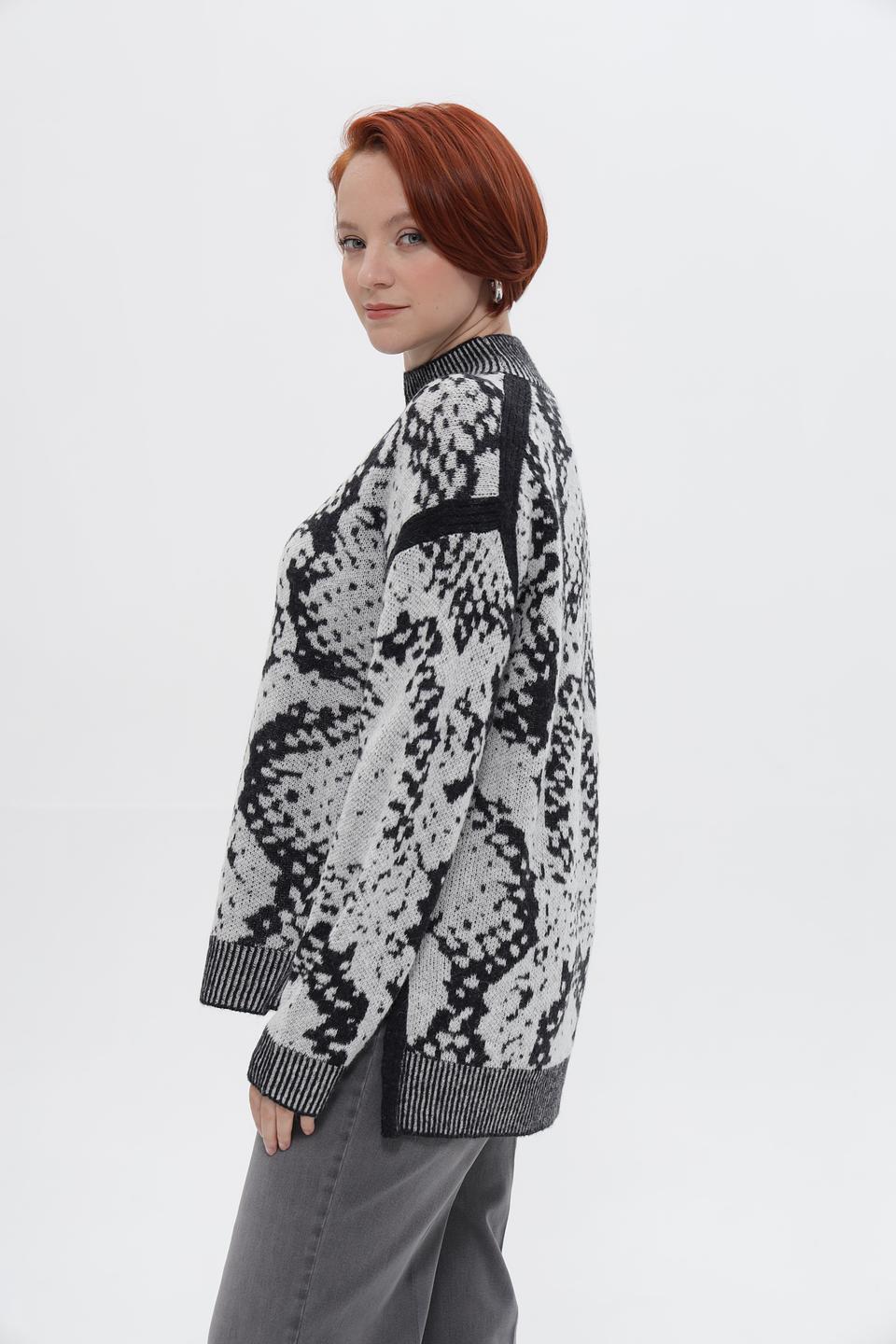 Пуловер Marc Aurel с принтом