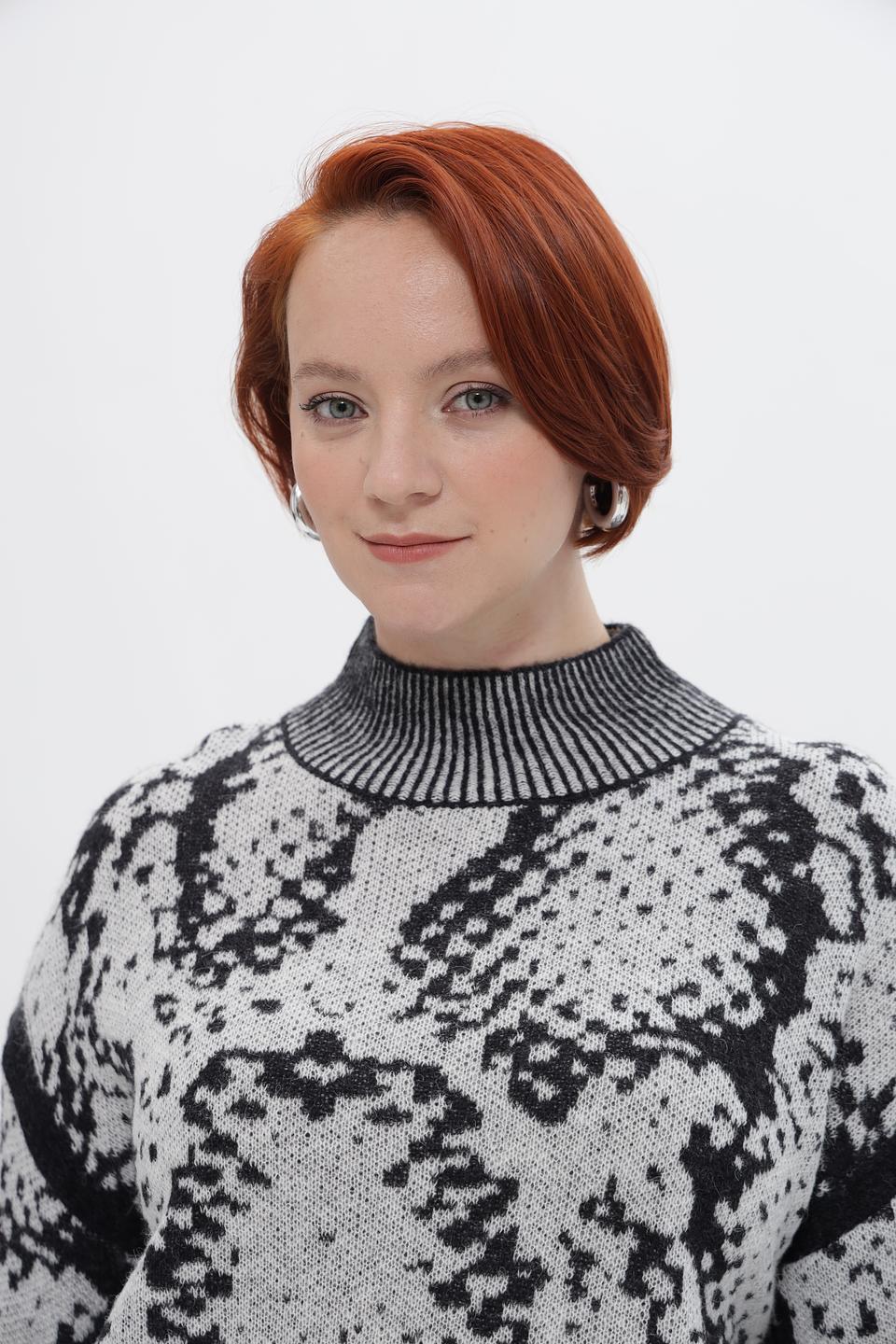 Пуловер Marc Aurel с принтом