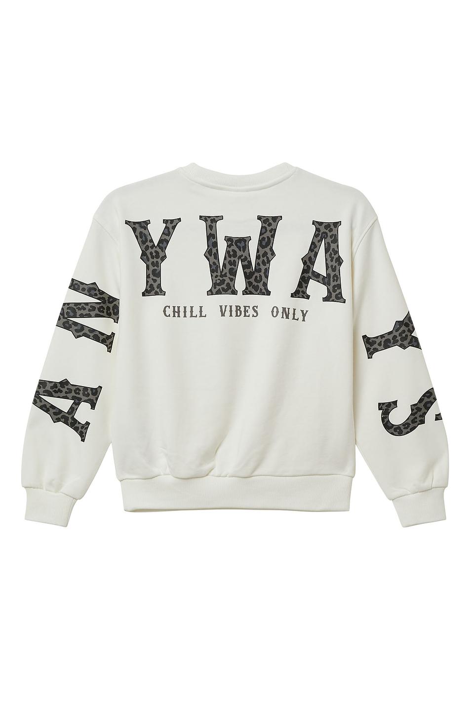 Джемпер s.Oliver дев. с принтом белый