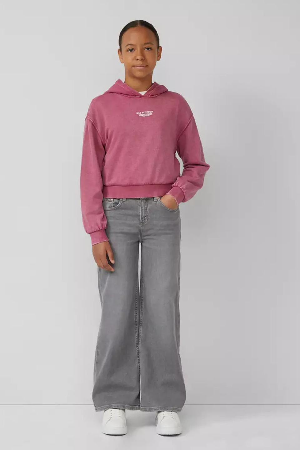 Худи s.Oliver розовая с принтом