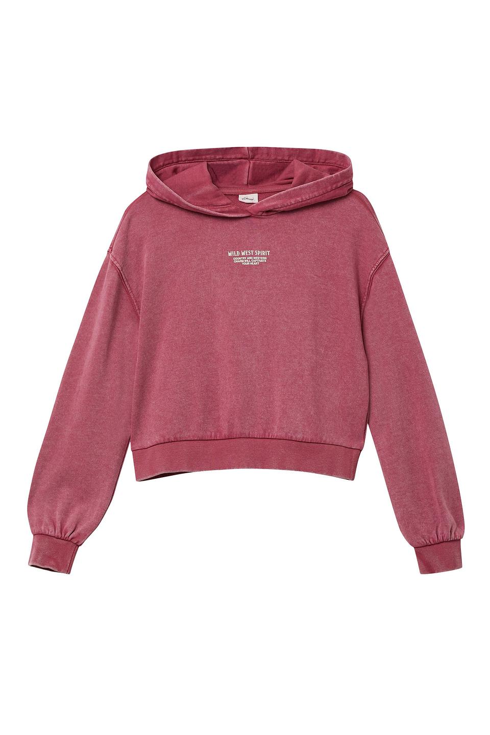 Худи s.Oliver розовая с принтом