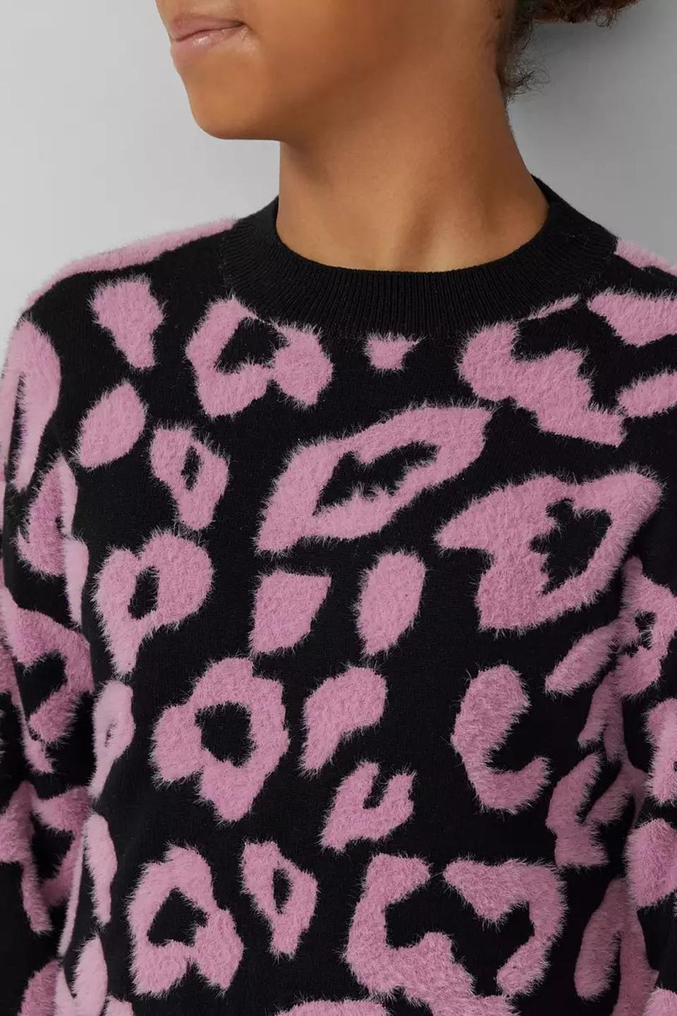 Джемпер s.Oliver дев. с леопардовым принтом