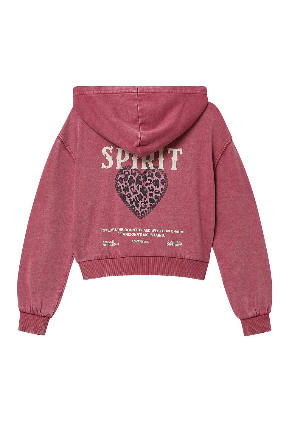 Худи s.Oliver розовая с принтом