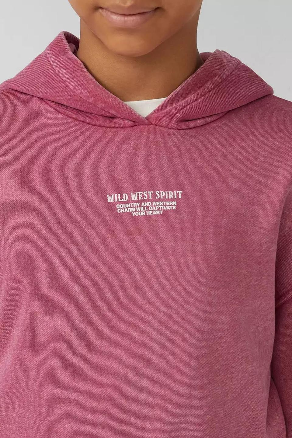 Худи s.Oliver розовая с принтом