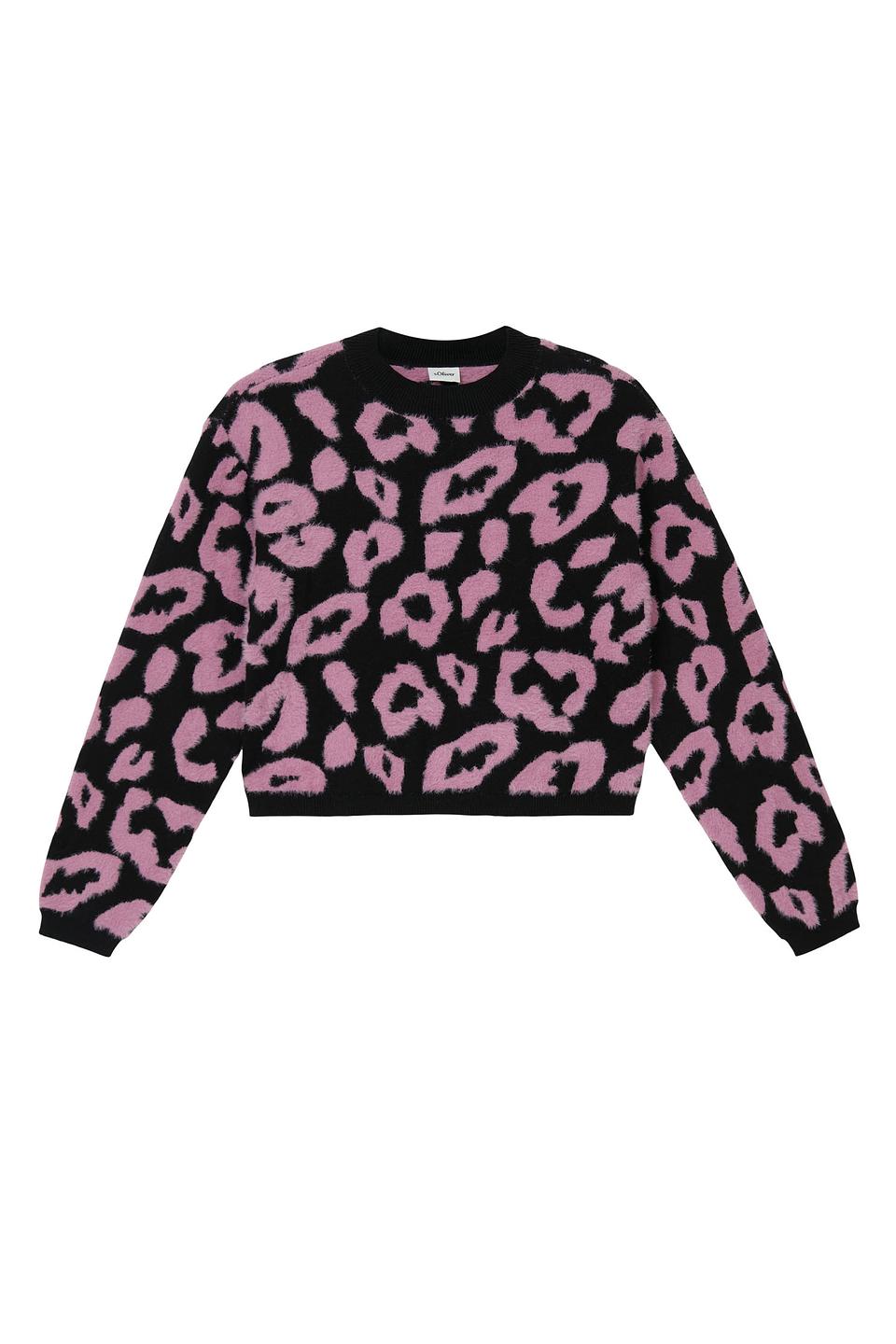Джемпер s.Oliver с леопардовым принтом