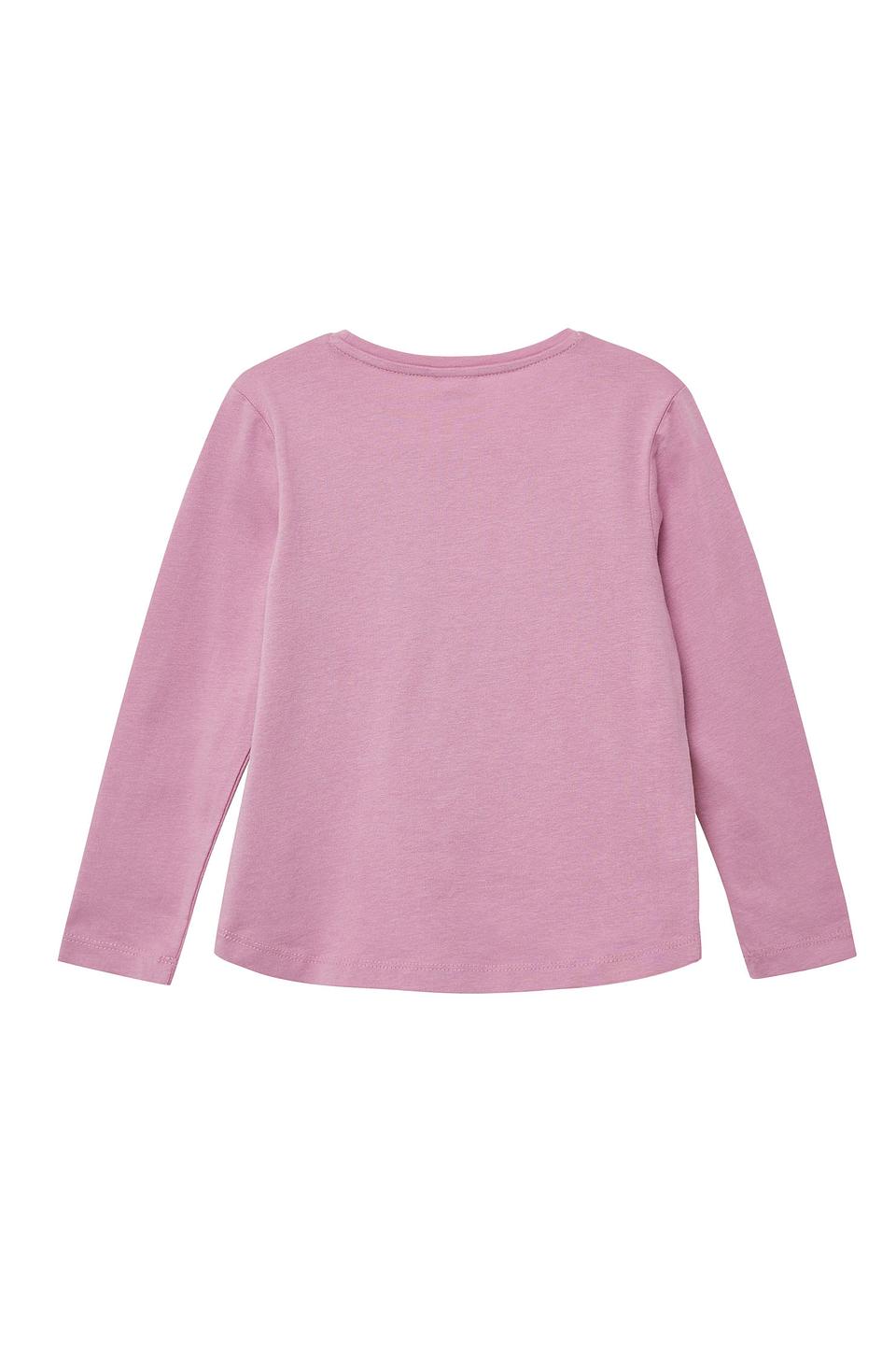 Футболка s.Oliver дев. розовая с длинным рукавом