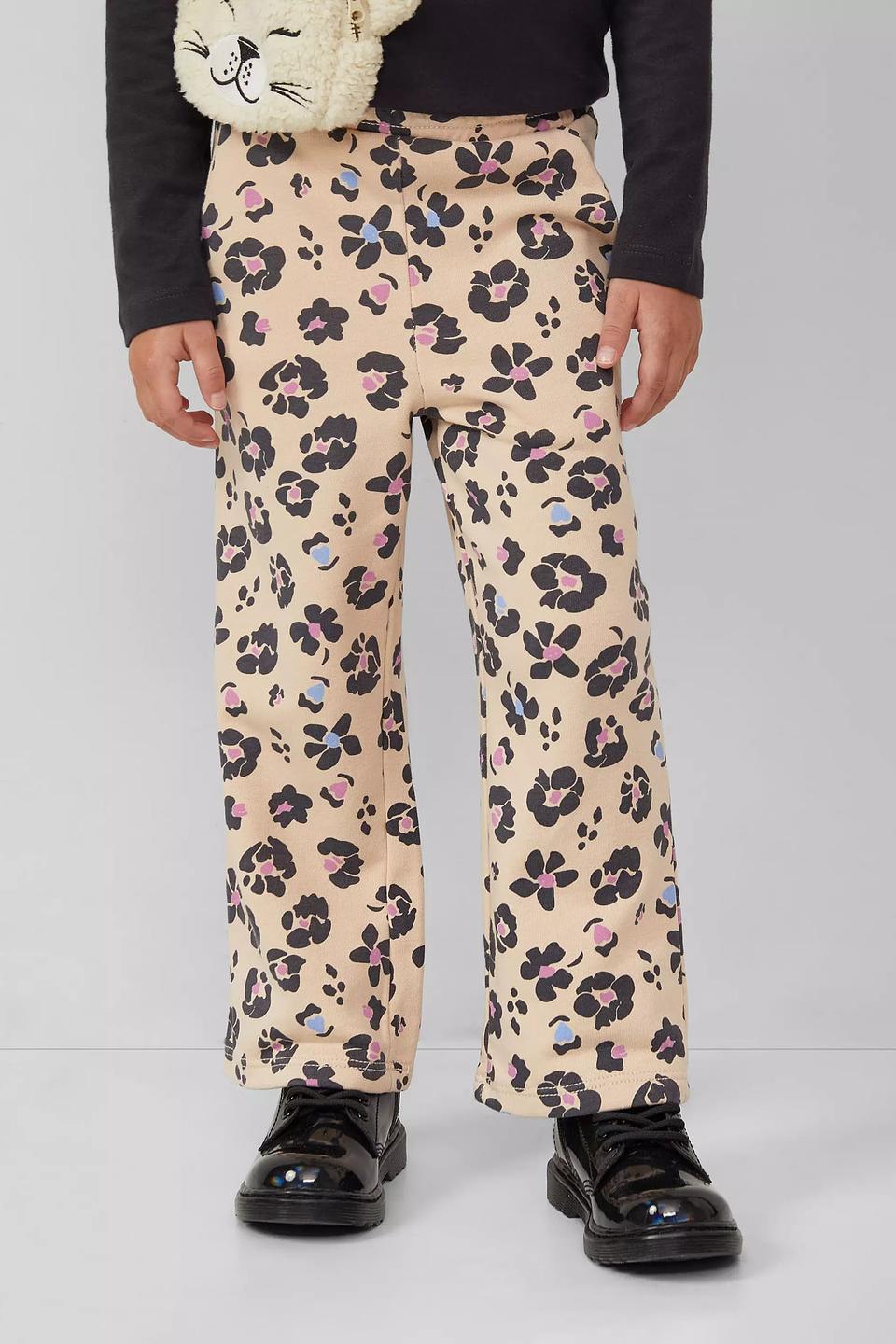 Брюки s.Oliver дев. с леопардовым принтом