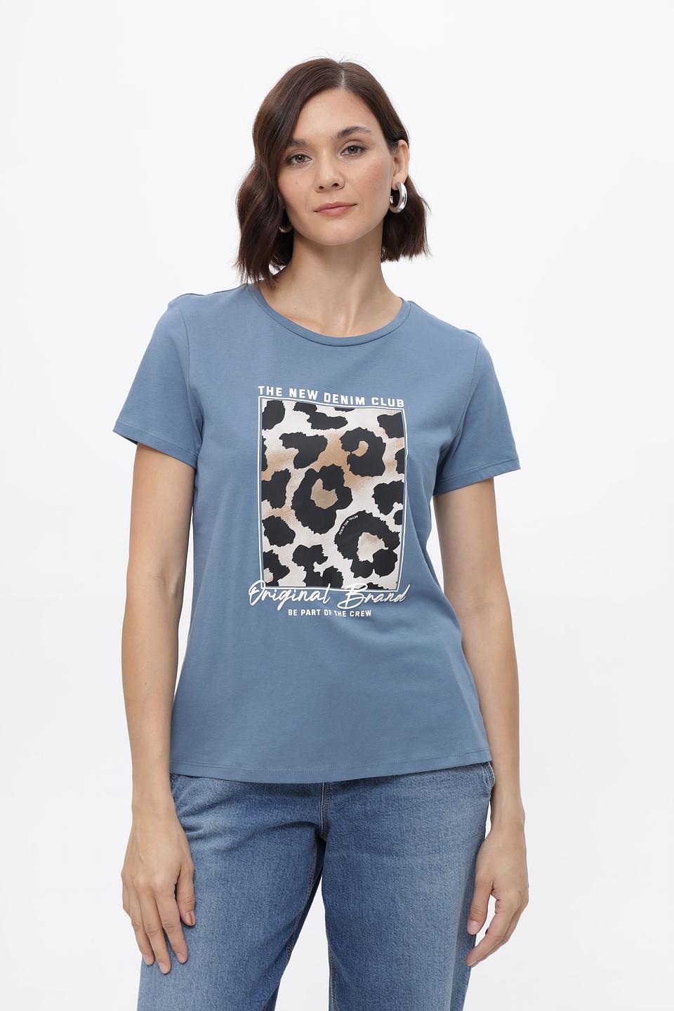 Футболка Tom Tailor denim голубая