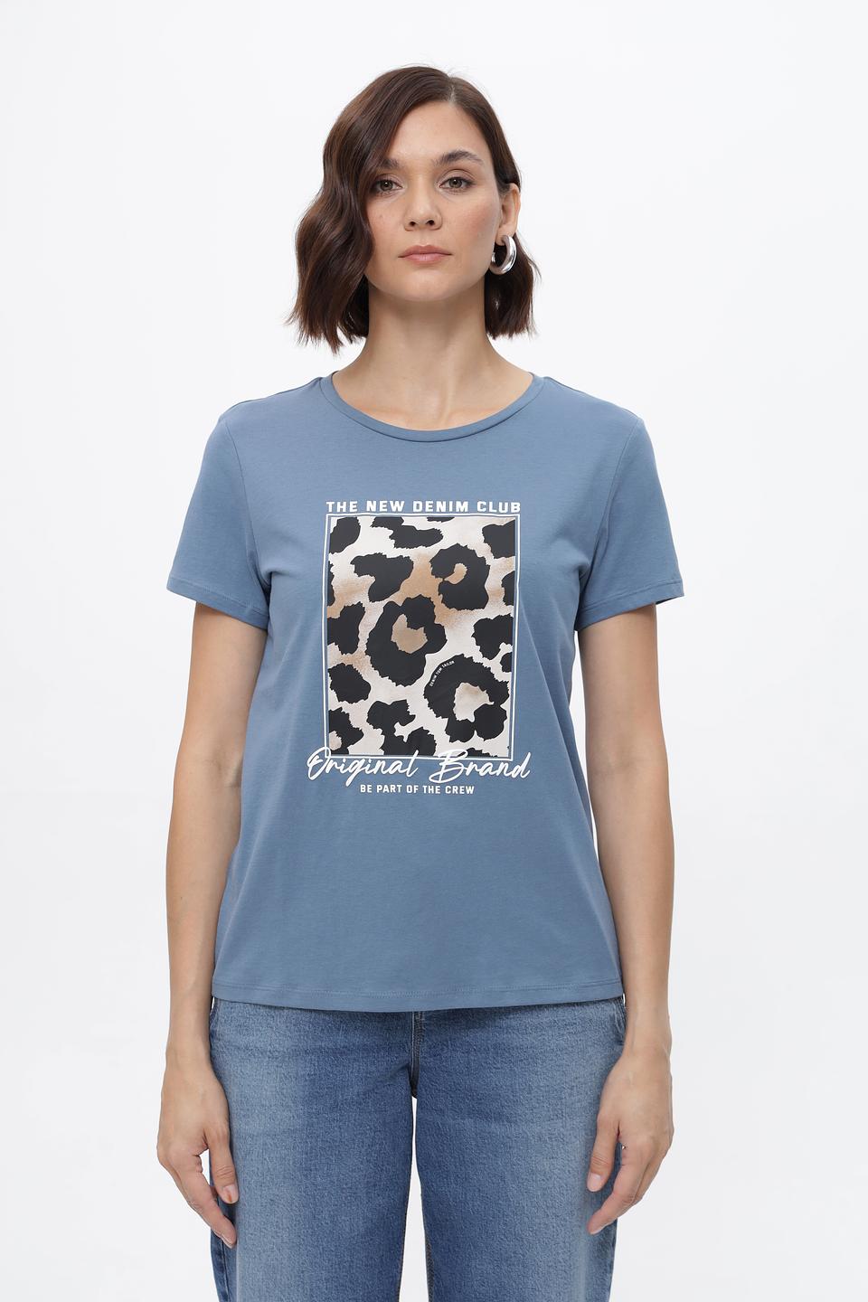 Футболка Tom Tailor denim голубая