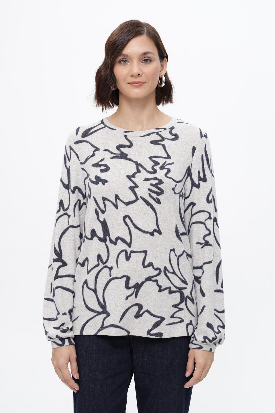 Пуловер Tom Tailor с принтом